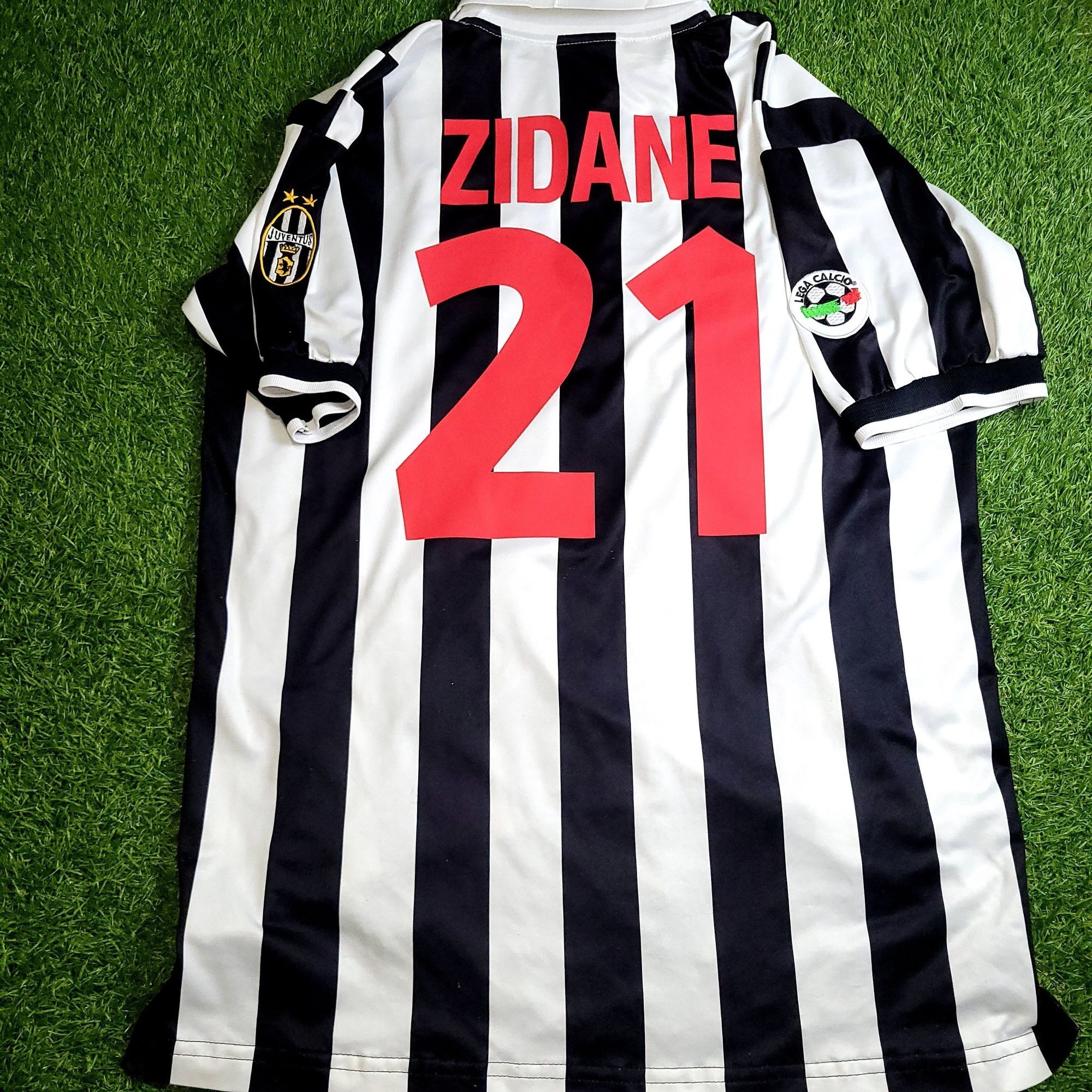 Kappa Zidane Juventus 1998 1999 Home Kappa Soccer Jersey Shirt XL Size US XL / EU 56 / 4 - 1 Thumbnail