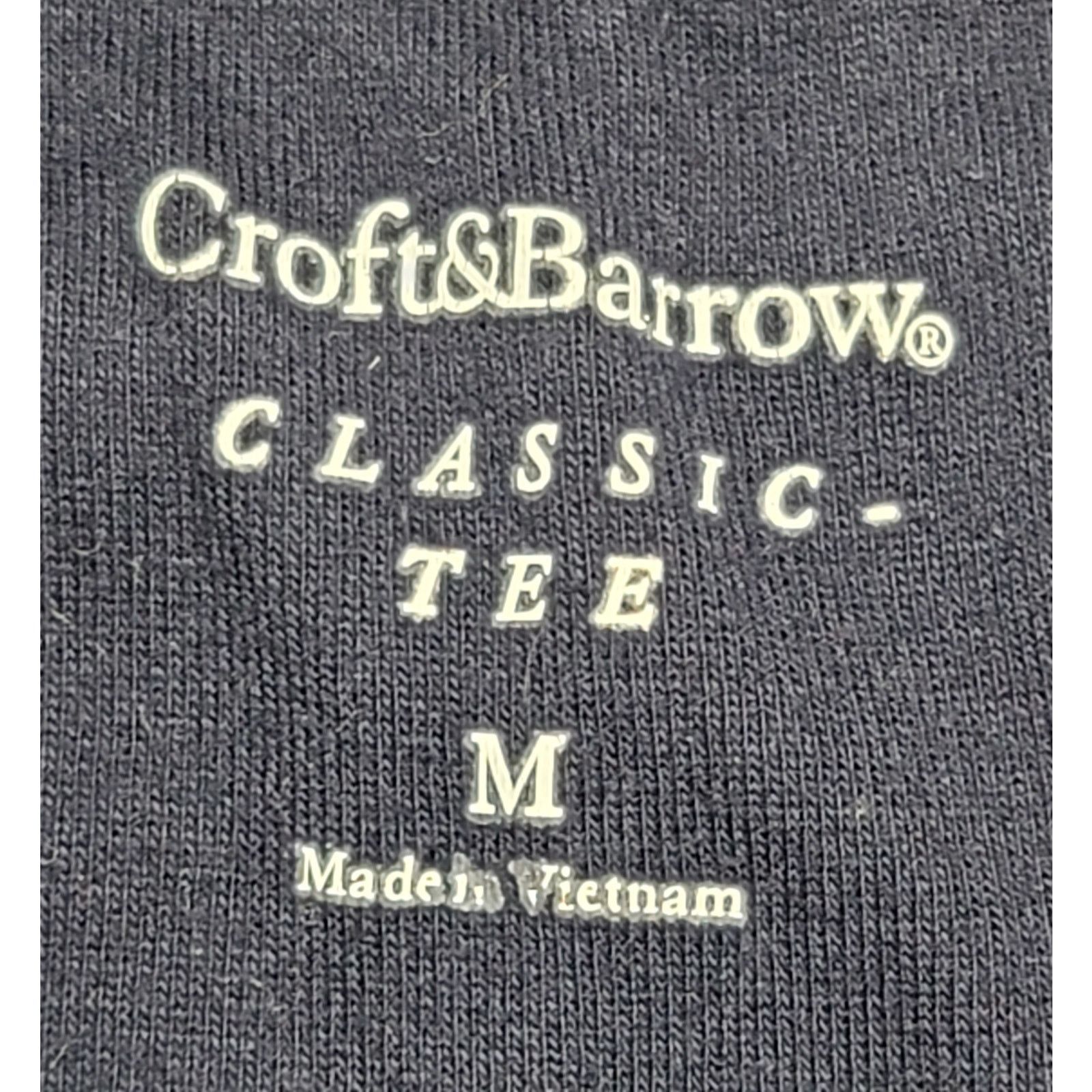 Croft & Barrow Croft & Barrow Navy Blue Classic Tee Top Medium Lightweight Size M / US 6-8 / IT 42-44 - 3 Thumbnail