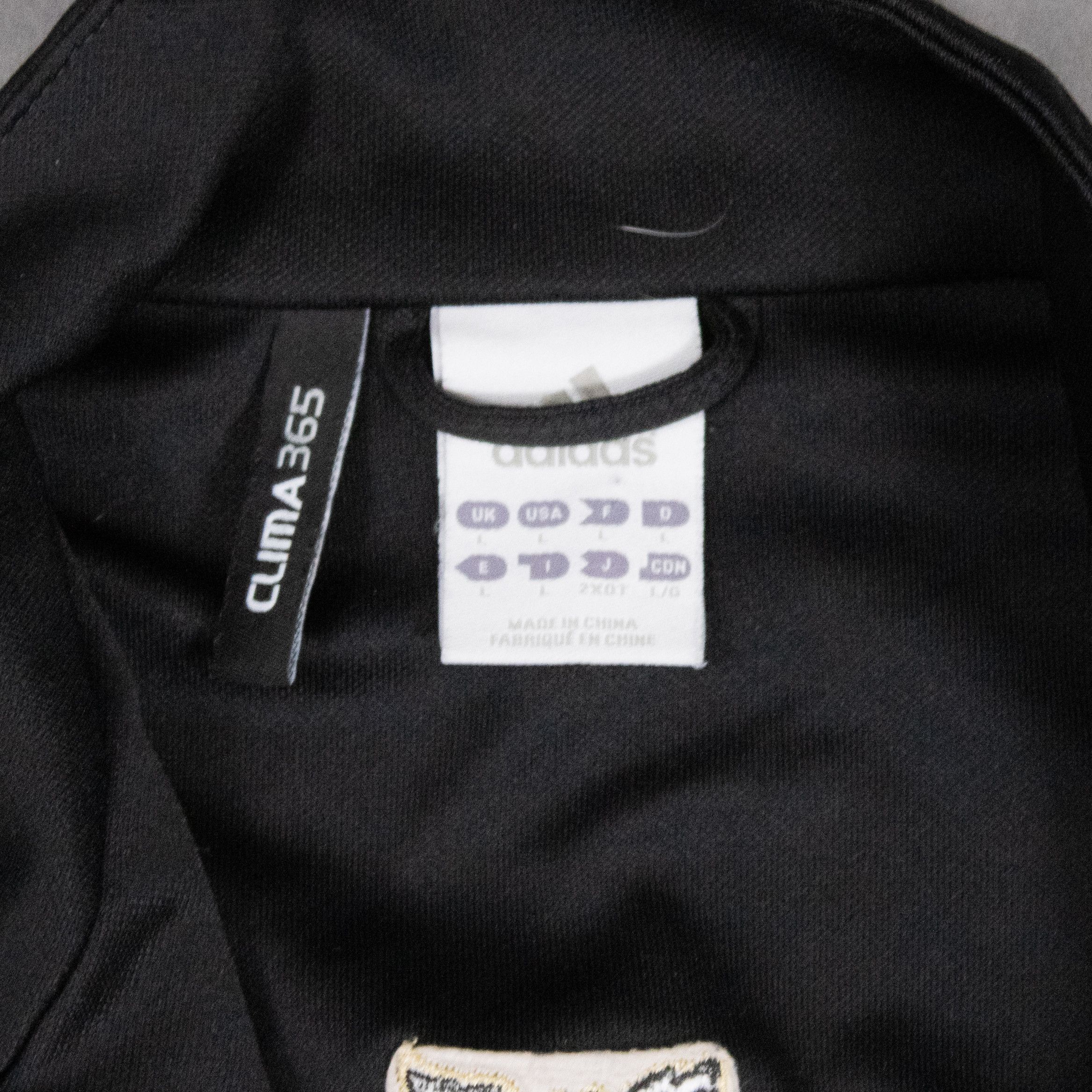 Adidas Y2K 2010 Adidas Curve Stripes Black Track Top Sweater Size US M / EU 48-50 / 2 - 7 Thumbnail