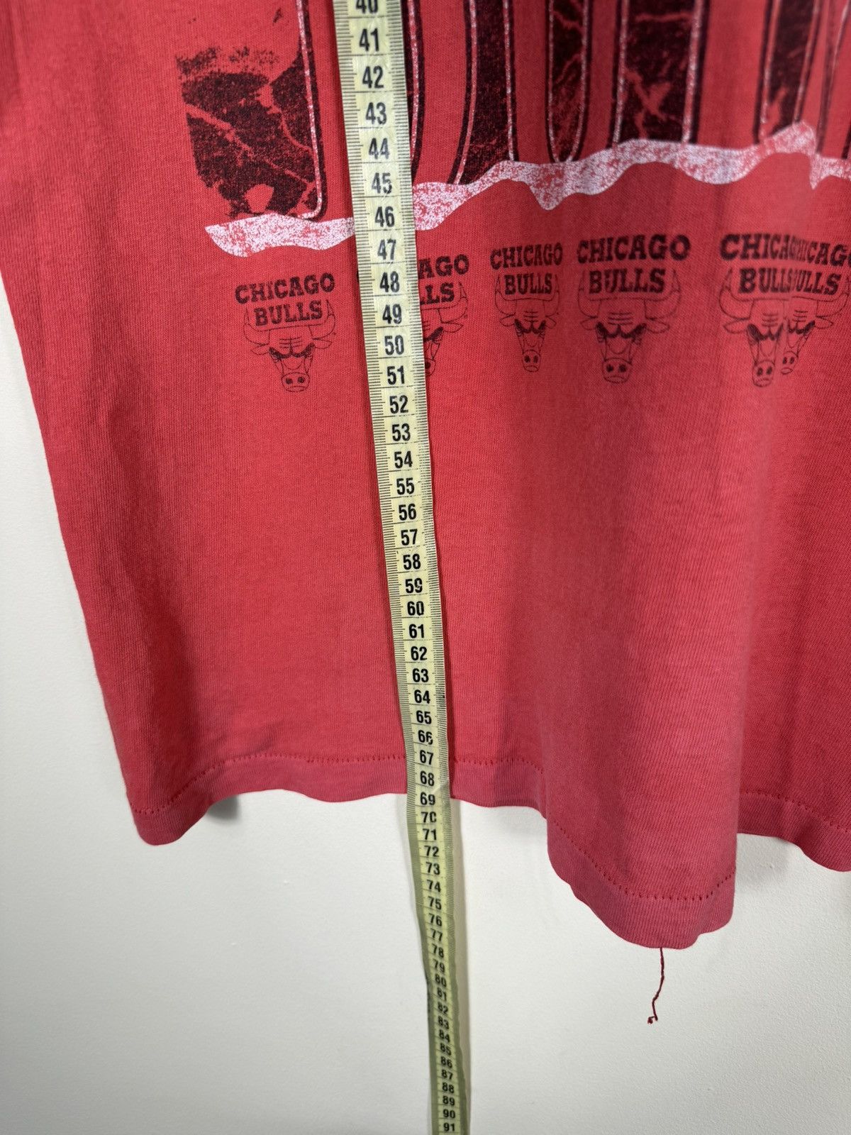 NBA × Vintage Vintage 90’s Chicago Bulls single stitch t shirts Size US M / EU 48-50 / 2 - 6 Thumbnail