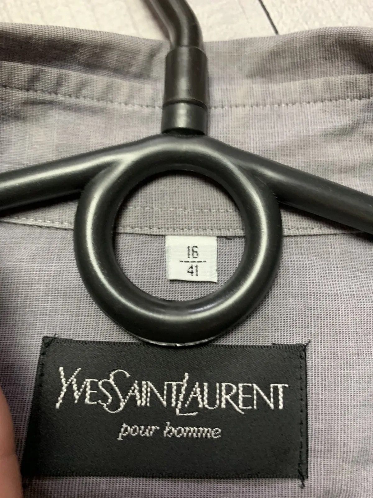 Yves Saint Laurent Vintage shirt Yves Saint Laurent YSL logo L Size US L / EU 52-54 / 3 - 5 Thumbnail