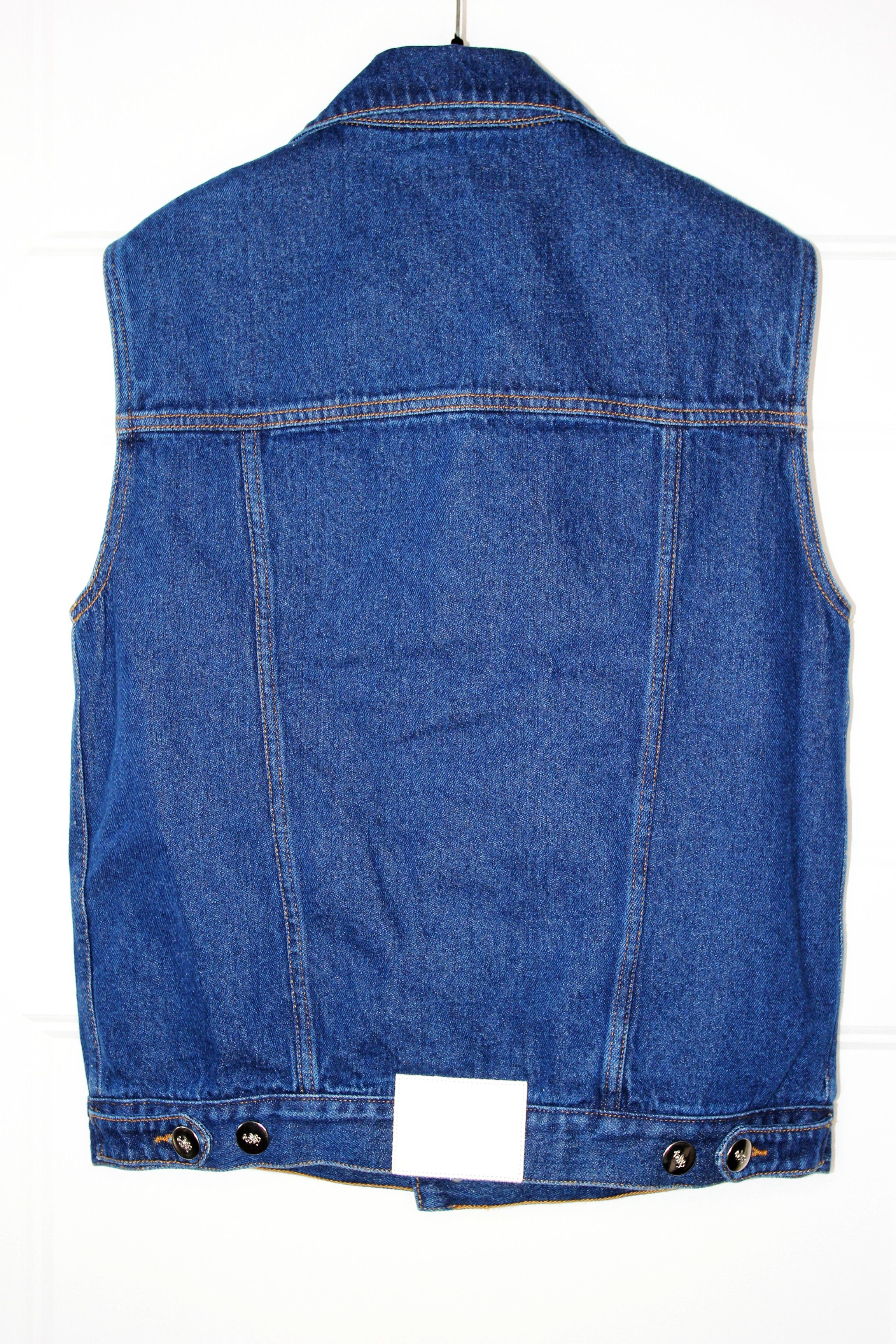 Ernest W. Baker BNWT SS23 ERNEST W. BAKER SLEEVELESS DENIM JACKET 52 Size US L / EU 52-54 / 3 - 3 Thumbnail