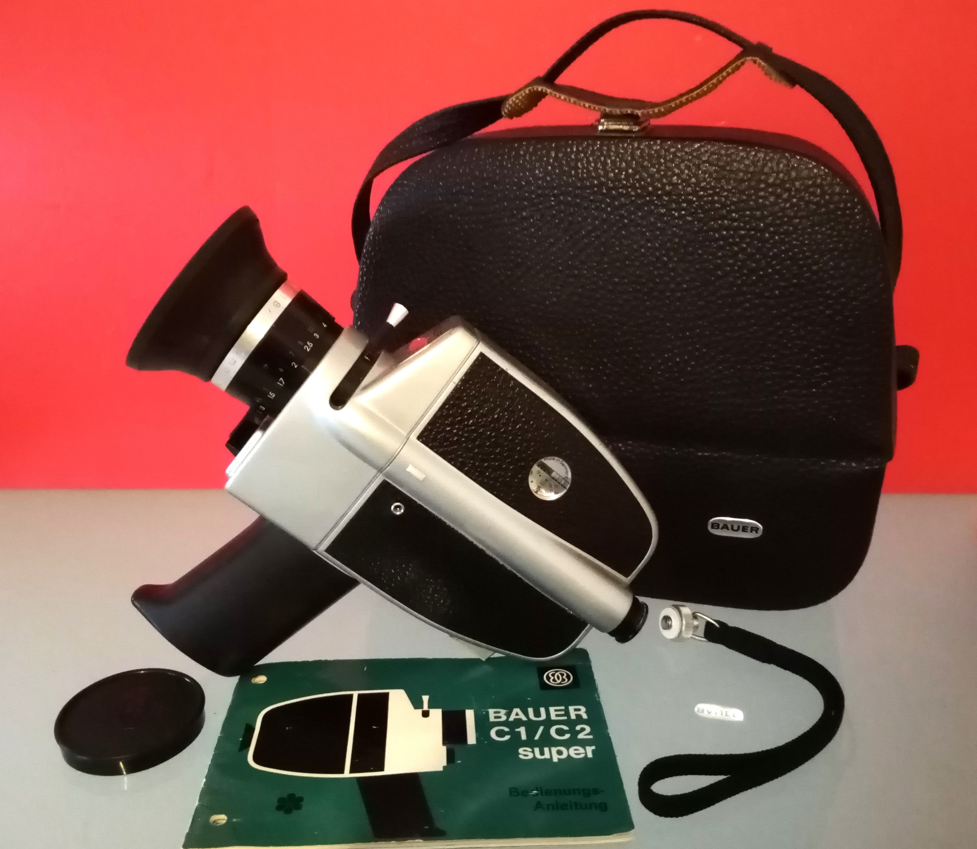 Vintage Vintage Bauer C 1. Super 8 Movie Camera & Original Case / Size ONE SIZE - 5 Thumbnail