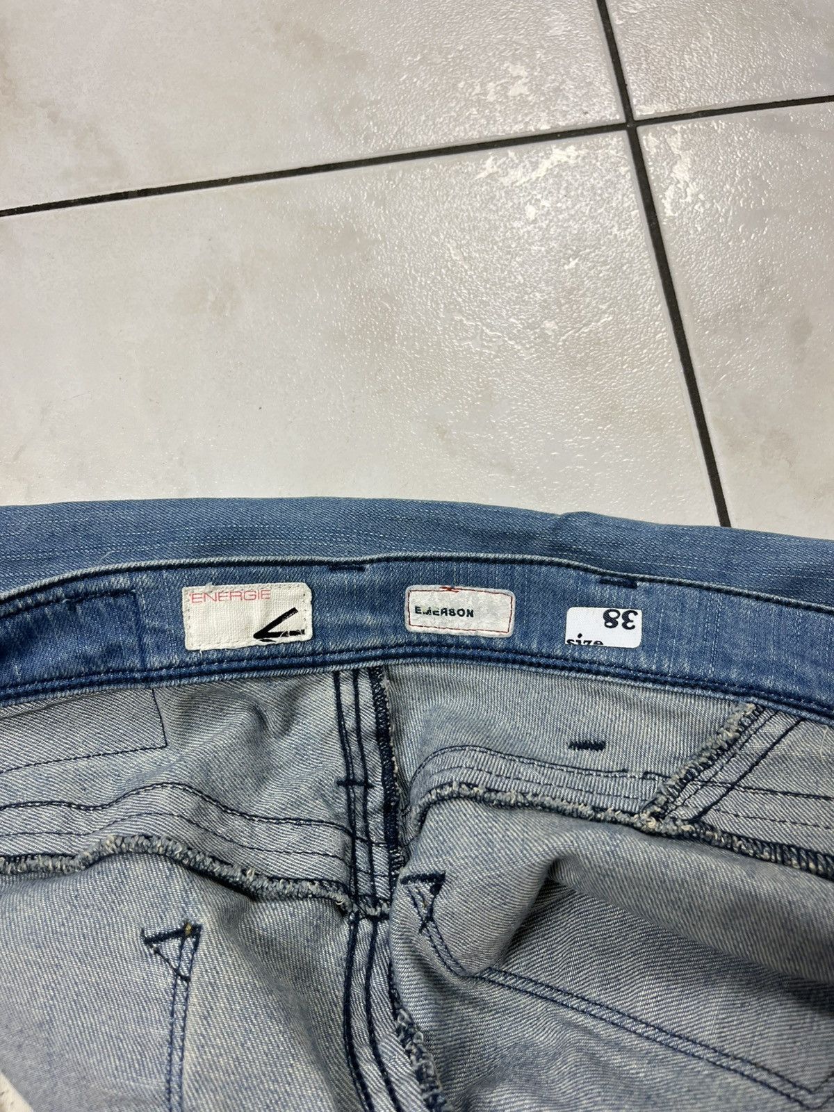 Energie × Vintage Vintage Energie emerson distressed denim jeans baggy pants Size US 38 / EU 54 - 18 Thumbnail