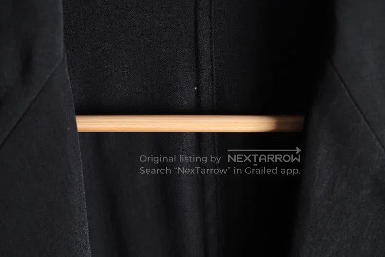 Yohji Yamamoto Yohji Yamamoto Black Jacket with Minimal Wear Size US S / EU 44-46 / 1 - 8 Thumbnail