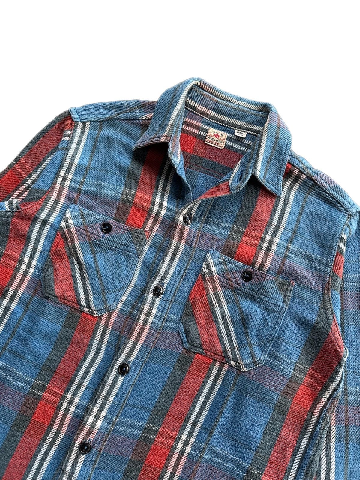Sugar Cane Sugar Cane Button Up Flannel Shirt Size US M / EU 48-50 / 2 - 3 Thumbnail