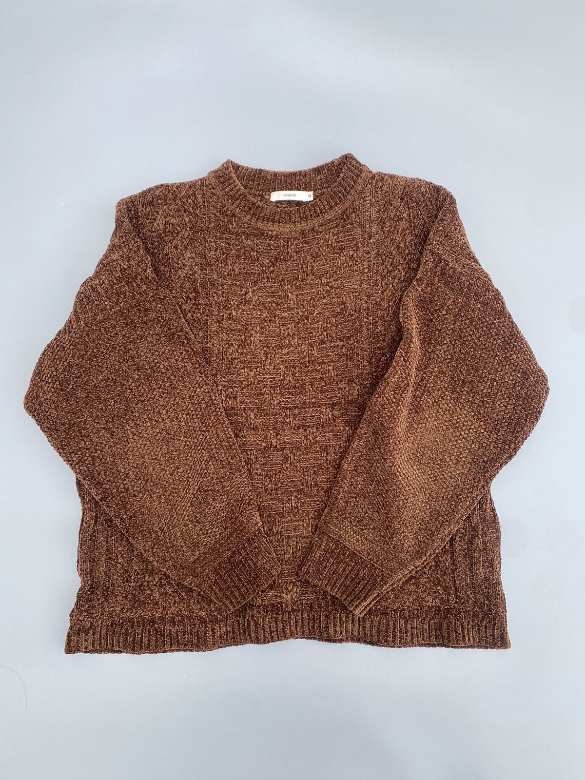 YASHIKI Velour Knit Sweater Size US M / EU 48-50 / 2 - 2 Thumbnail