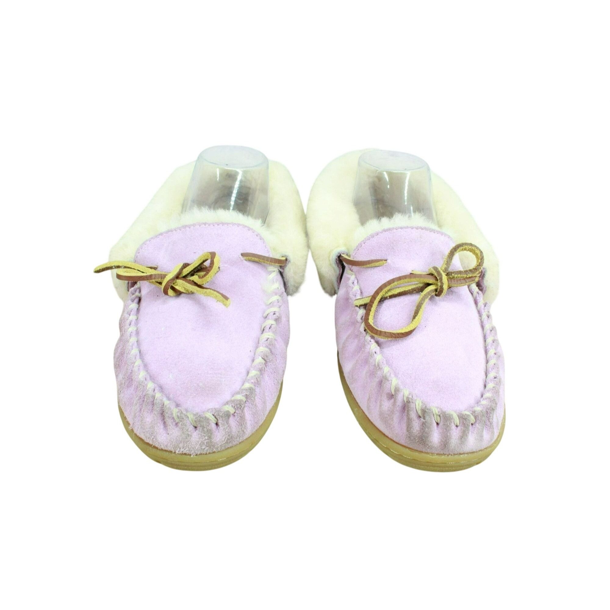L.L. Bean LL Bean Purple Shearling Moccasin Slippers Womens 8 Size US 8 / IT 38 - 5 Thumbnail