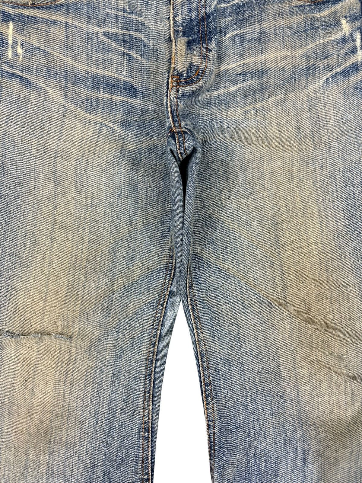 Yasuyuki Ishii Vintage Japanese Brand Mud Wash Distressed Loose Jeans Size US 32 / EU 48 - 3 Thumbnail