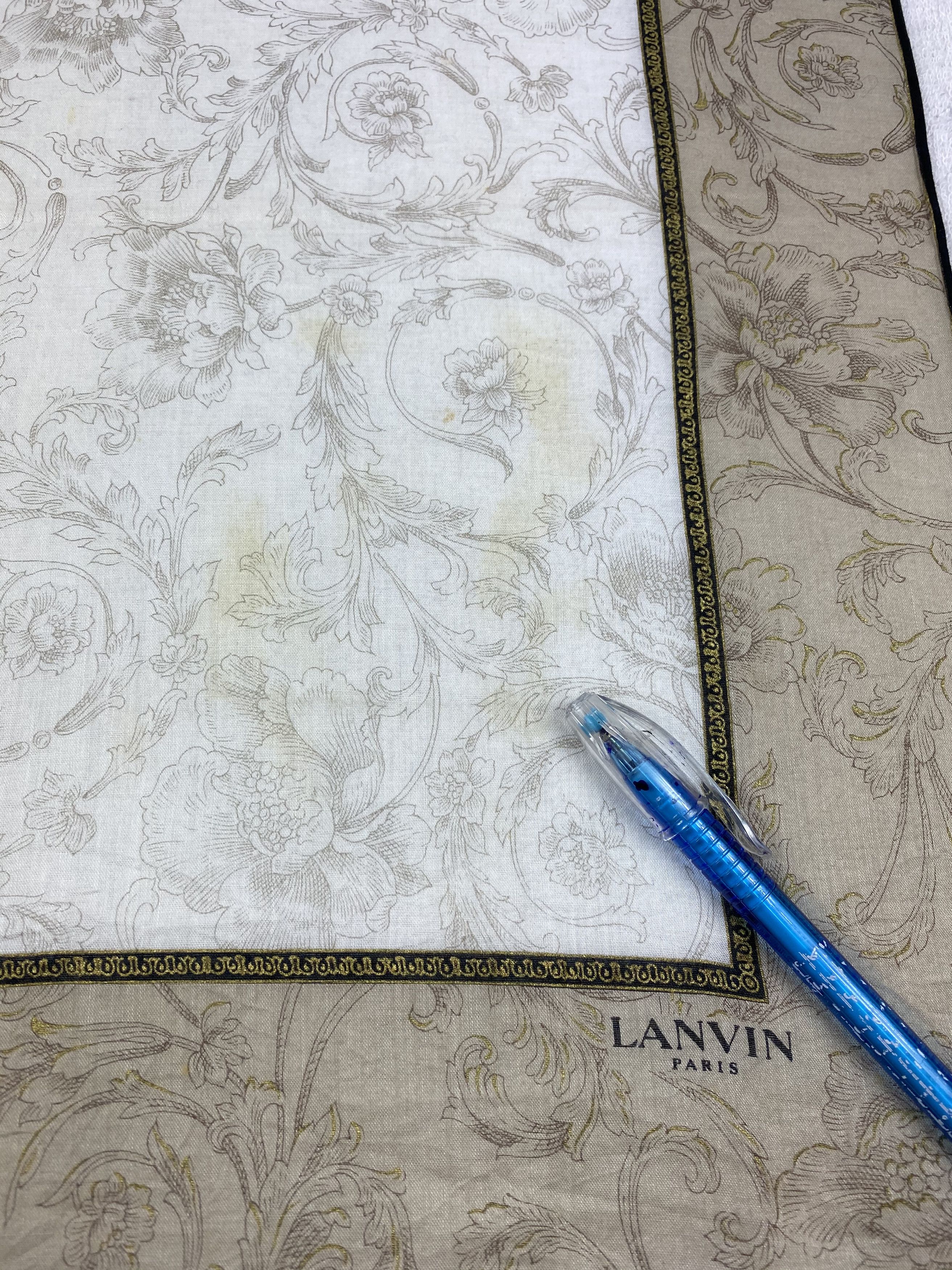 Lanvin × Vintage Lanvin Handkerchief / Bandana / Neckerchief Size ONE SIZE - 6 Thumbnail