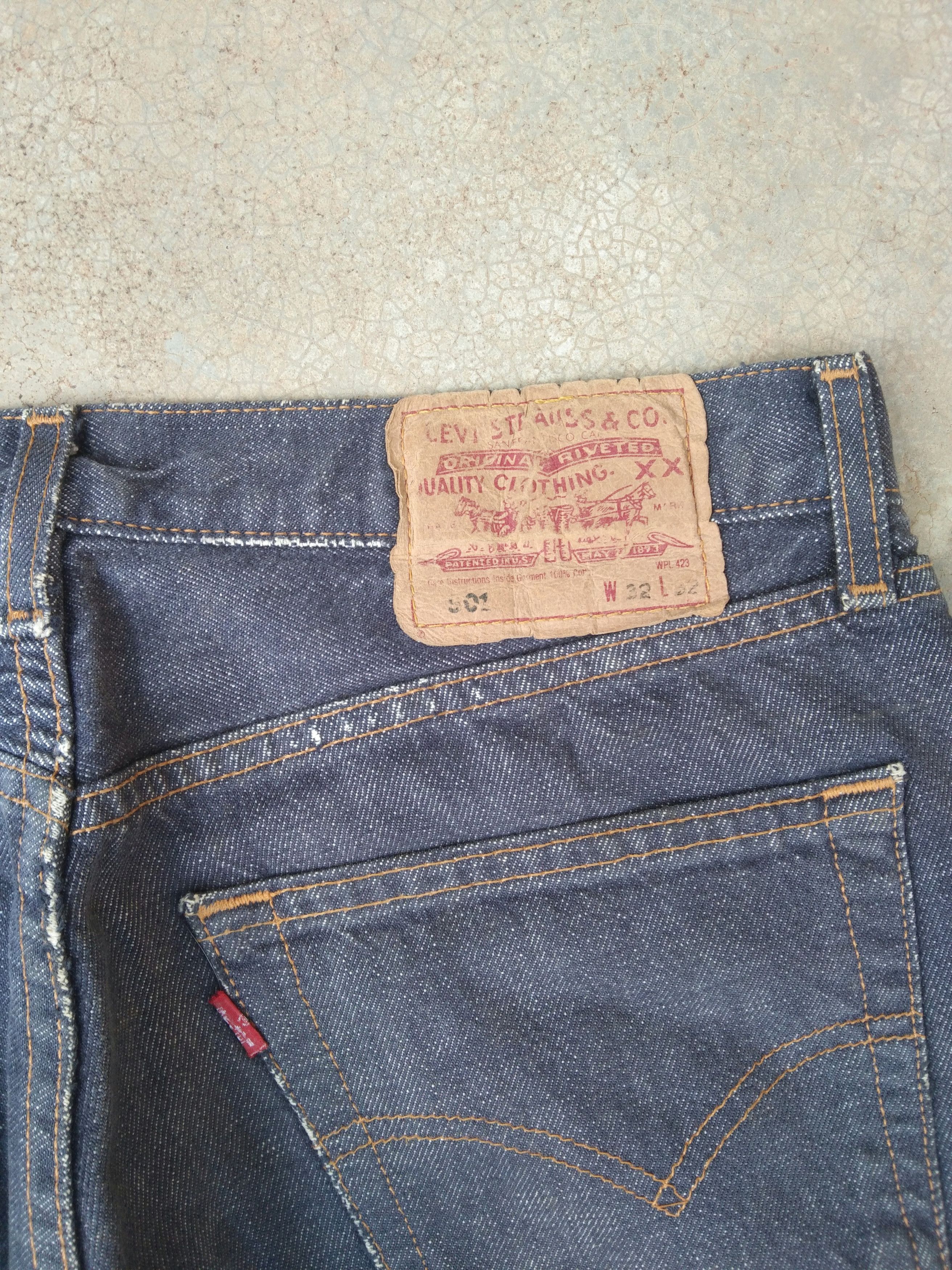 Levi's Vintage Levi's 501 Distressed Jeans 32x32 Size US 32 / EU 48 - 4 Thumbnail