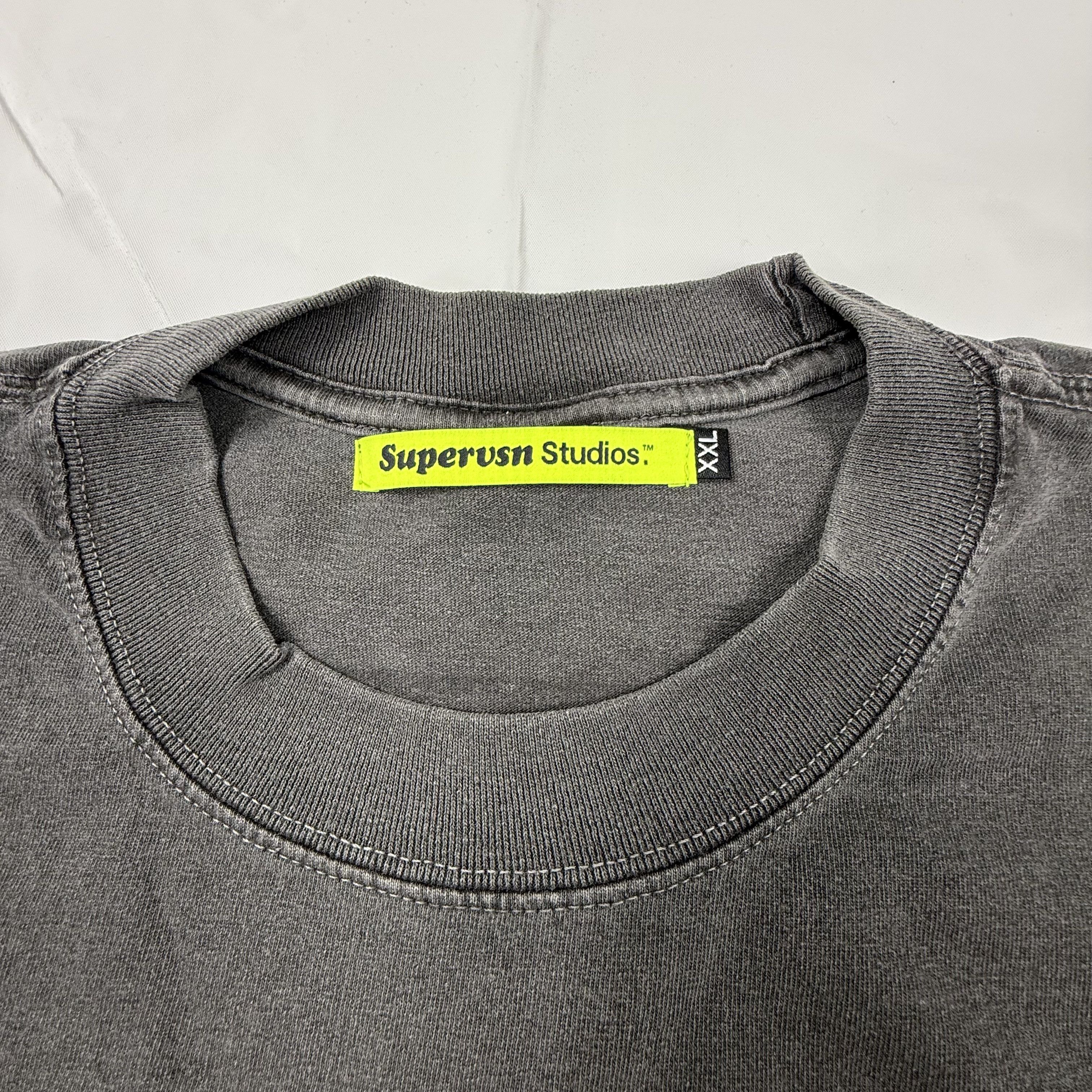 Supervsn Supervsn Studios Slauson Doberman Tee XXL Washed Black Boxy Size US XXL / EU 58 / 5 - 3 Thumbnail
