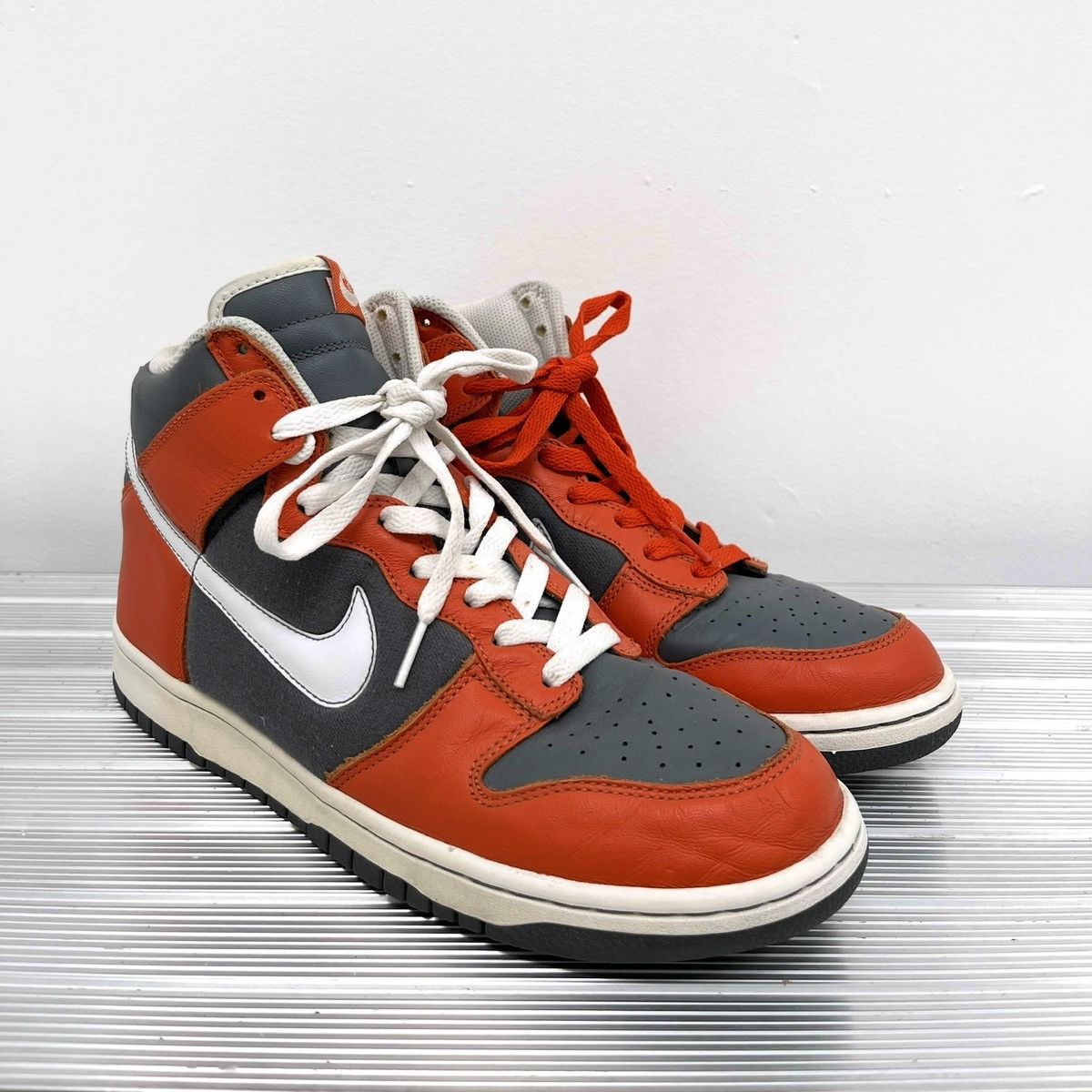 Nike Nike Dunk High College Orange Flint Gray Syracuse 2006 Size US 10 / EU 43 - 4 Thumbnail