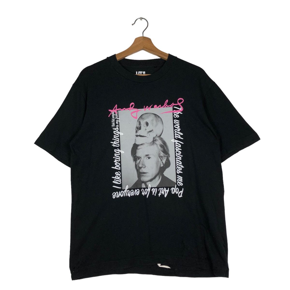 Andy Warhol 🔥Vintage T-Shirt Short Sleeve Andy Warhol Big Logo Size US S / EU 44-46 / 1 - 1 Thumbnail
