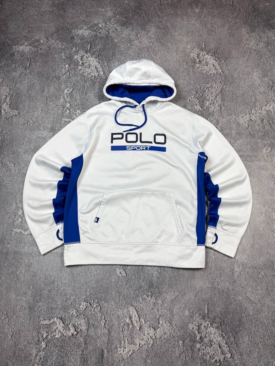 Polo Ralph Lauren Y2K Polo Sport Ralph Lauren Polyster Hoodie 2000s Size US M / EU 48-50 / 2 - 2 Thumbnail
