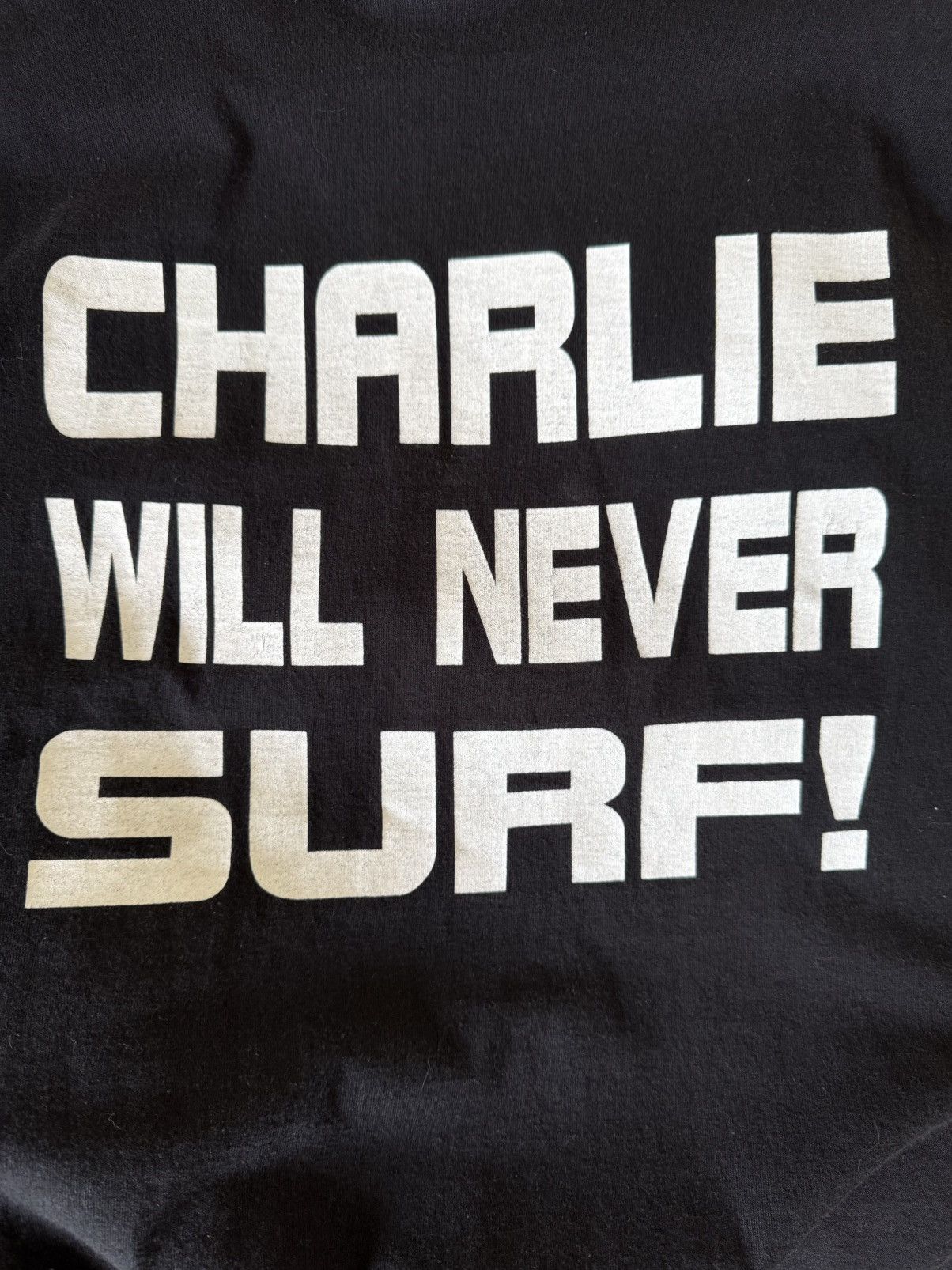 Vintage Charles Manson “ Charlie will never surf “ tee Size US XL / EU 56 / 4 - 6 Thumbnail