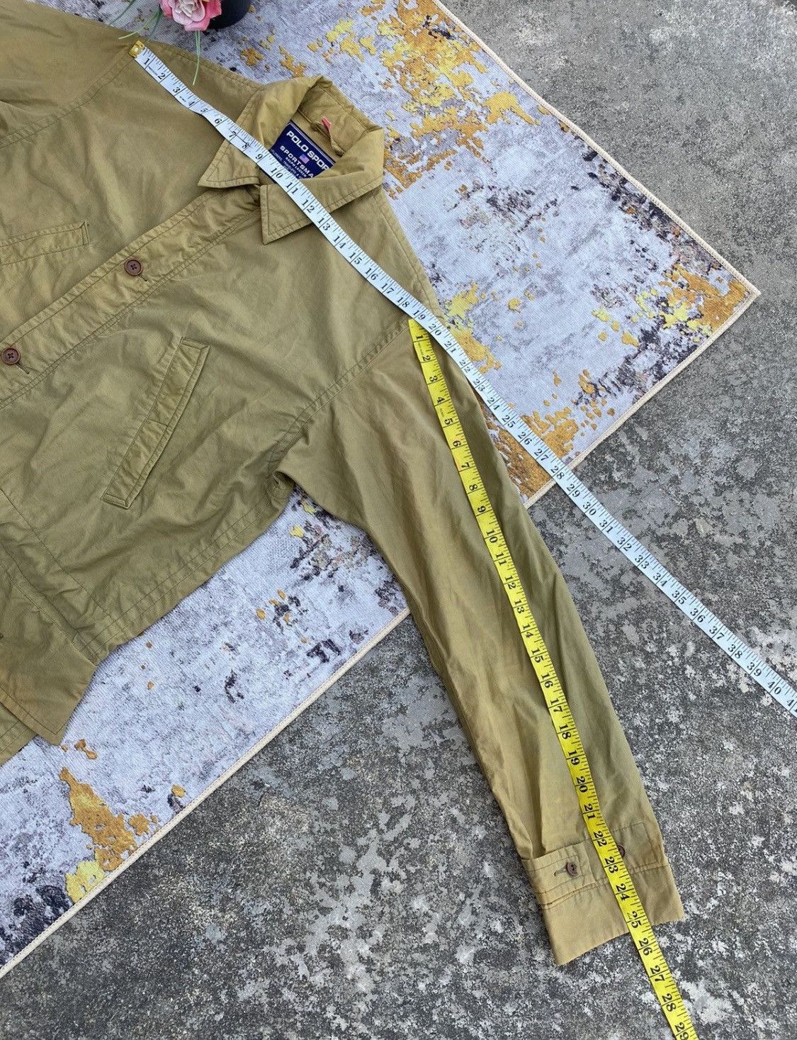Polo Ralph Lauren 🔥 Sunfaded 🔥 Vintage 90s Polo Sport Safari Jacket Size US M / EU 48-50 / 2 - 18 Thumbnail