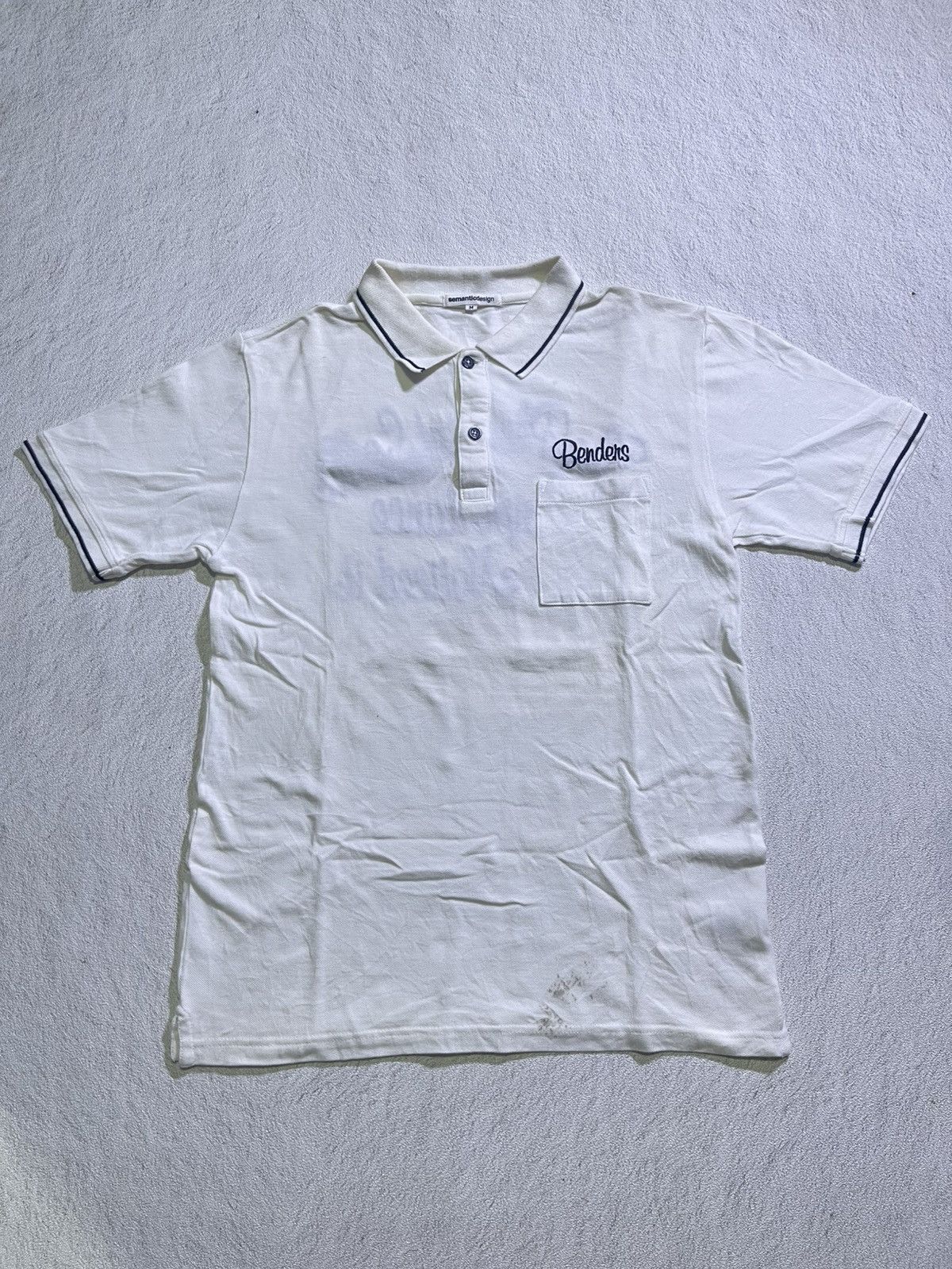 Hysteric Glamour Y2K SEMANTIC DESIGN POLO SHORT TSHIRT Size US M / EU 48-50 / 2 - 4 Thumbnail