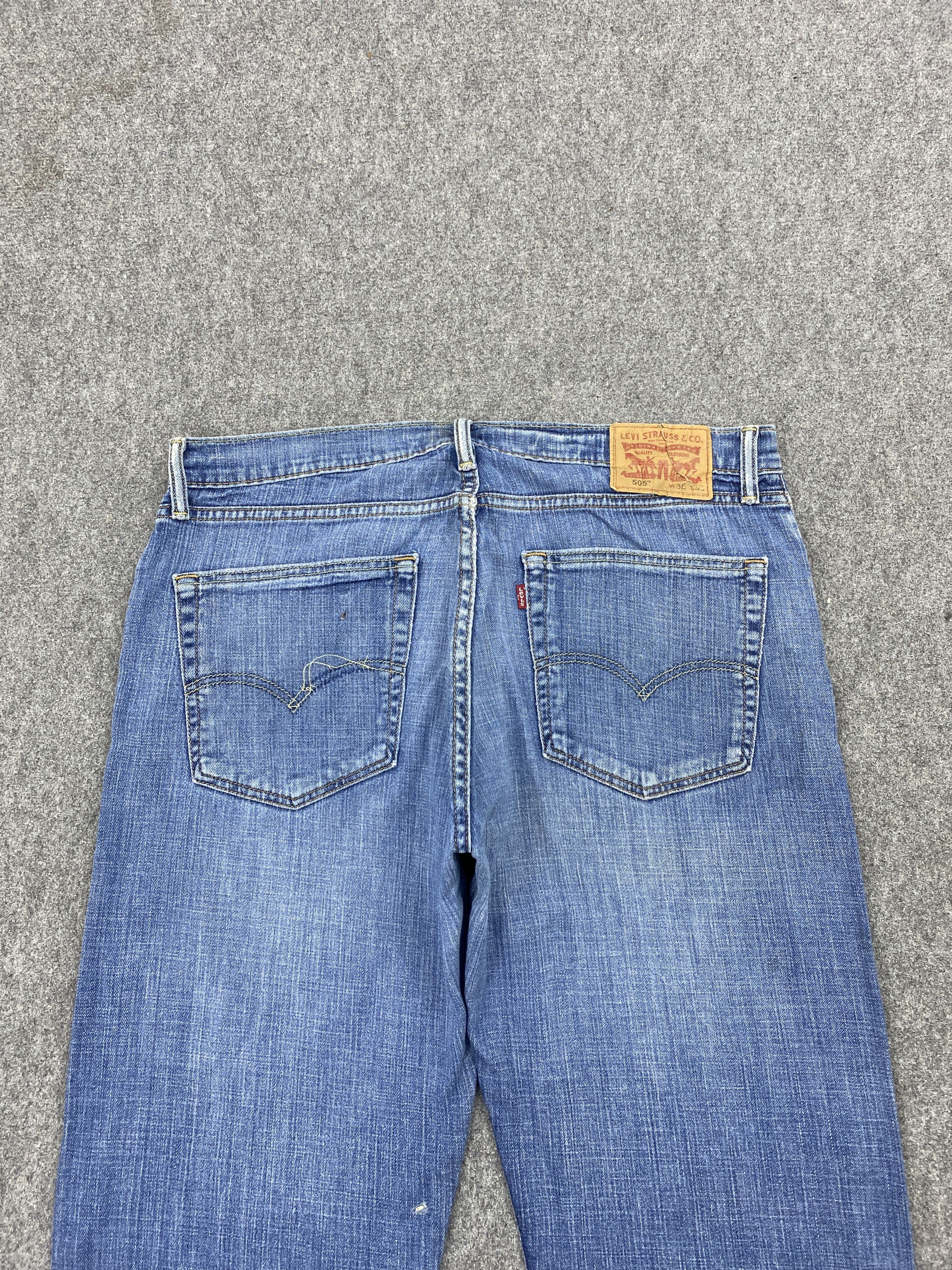 Levi's × Vintage Vintage Levi's 505 Blue Denim Jeans Size US 36 / EU 52 - 4 Thumbnail