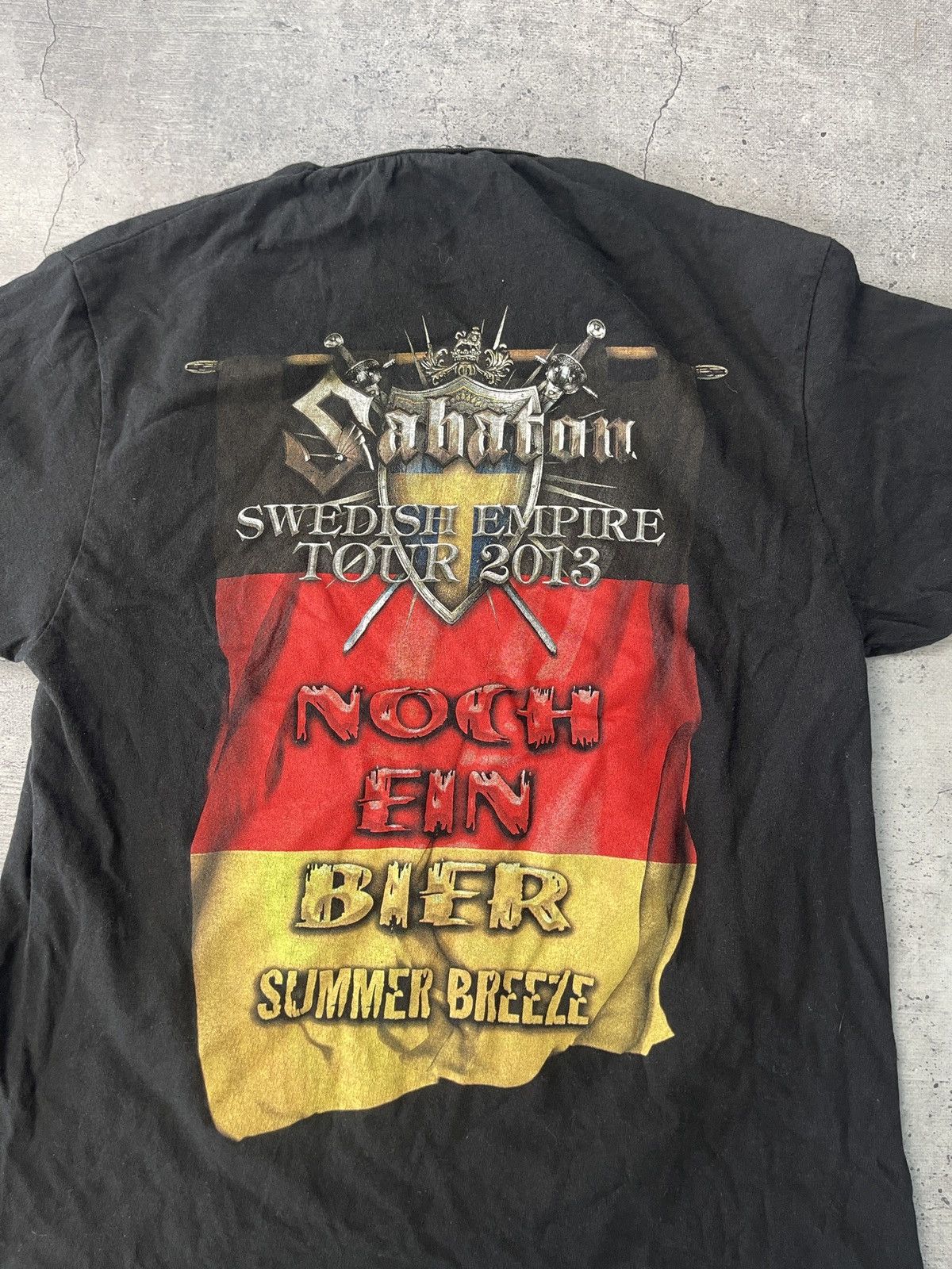 Band Tees 90s Vintage Sabaton The last stand of Basel T-shirt Big Logo Size US M / EU 48-50 / 2 - 5 Thumbnail