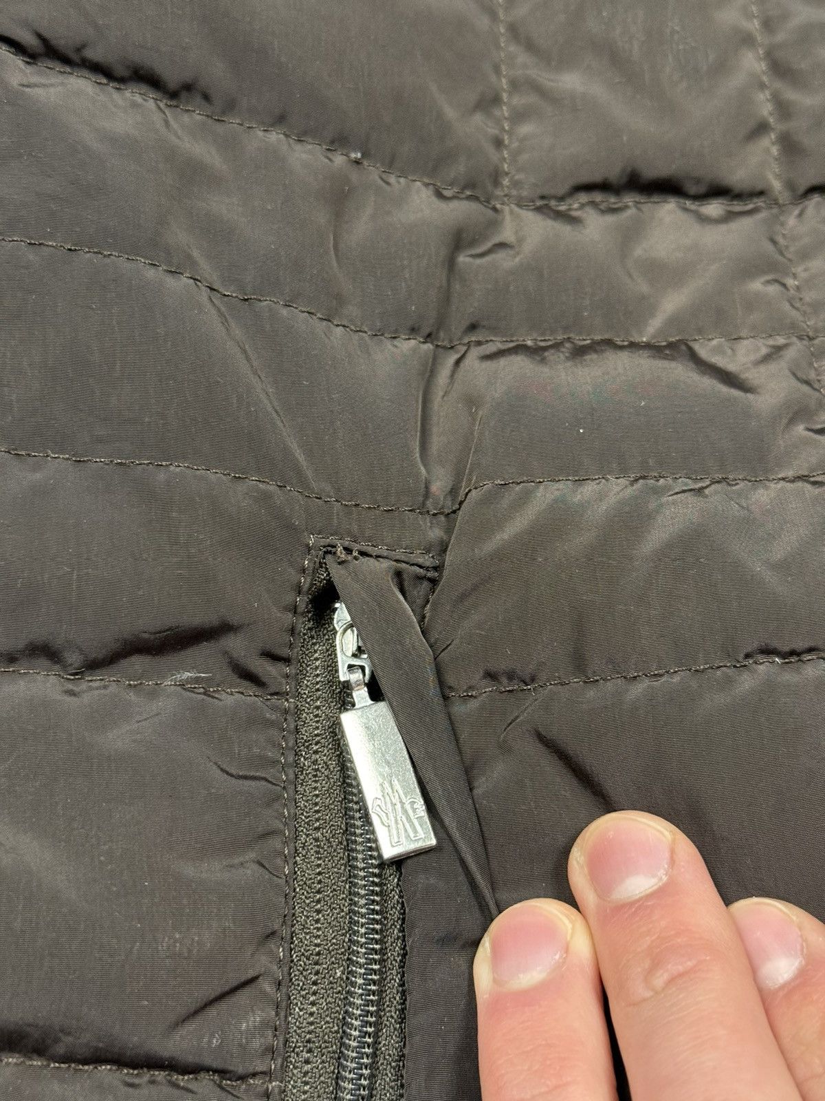 Moncler Vintage Moncler Long Jacket Coat Down Parka Nylon Size 3 Size L / US 10 / IT 46 - 10 Thumbnail