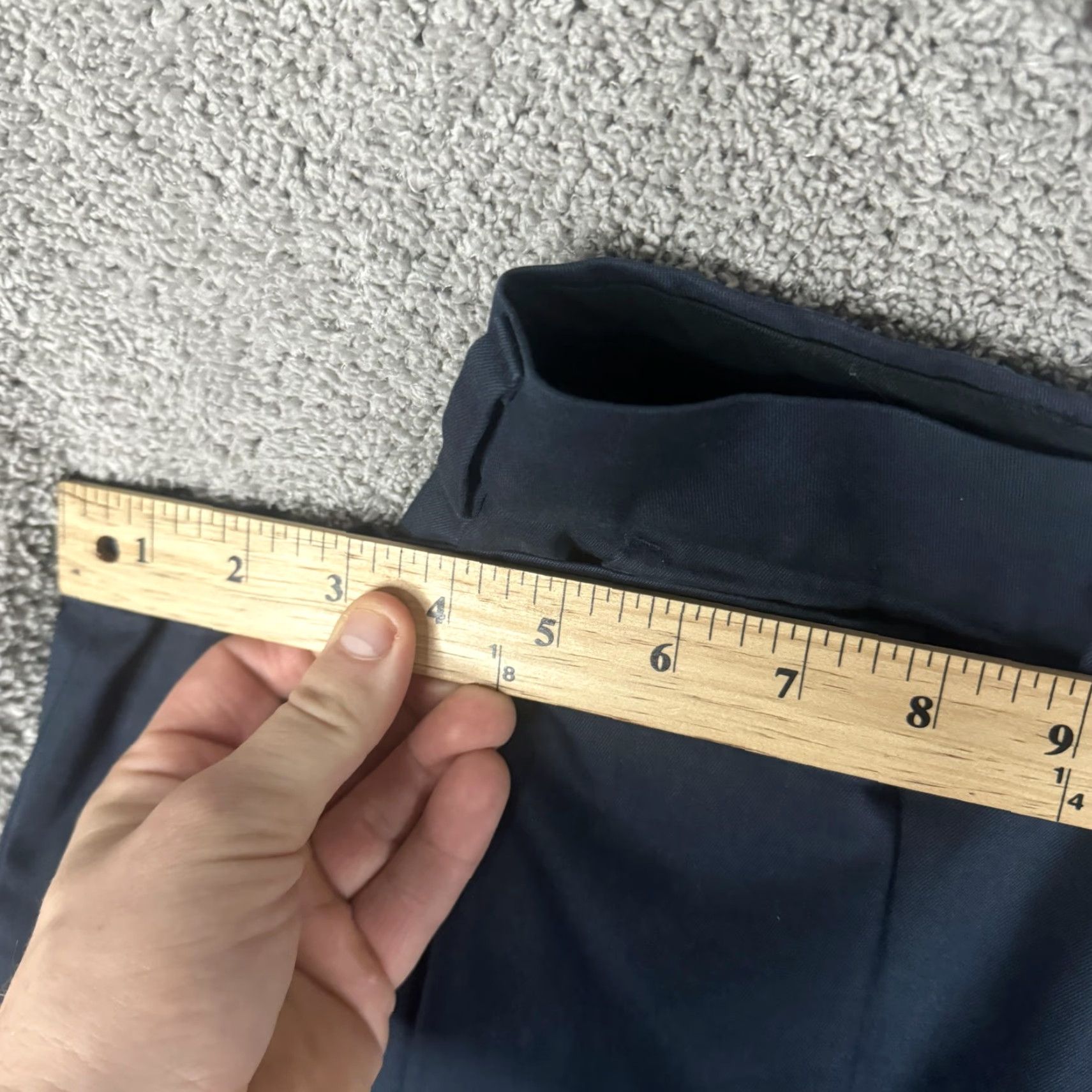 Brooks Brothers VINTAGE? No. Brooks Brothers Clark Fit Advantage Chino Pants Mens 42x30 Navy Blue Stretch Flat Front Pocketed Classic Office Casual Size US 42 / EU 58 - 7 Thumbnail