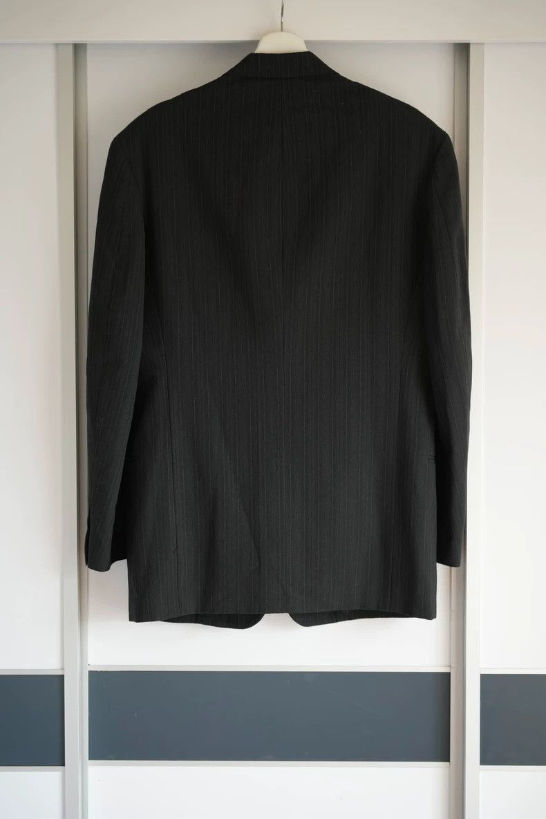 Yohji Yamamoto Yohji Yamamoto size s 90s gun lapel striped suit 2501-Nexta Size 38R - 3 Thumbnail