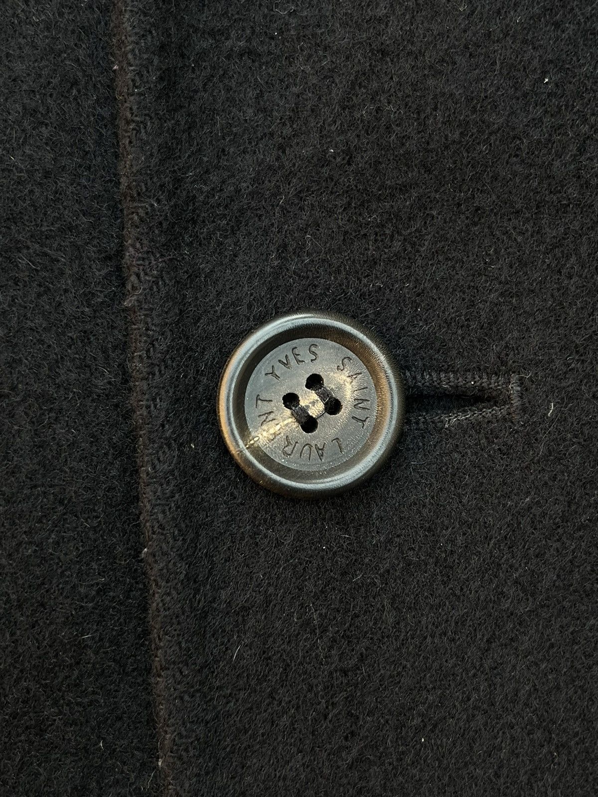 Yves Saint Laurent YVES SAINT LAURENT HEAVY WOOLLEN COAT Size US M / EU 48-50 / 2 - 8 Thumbnail