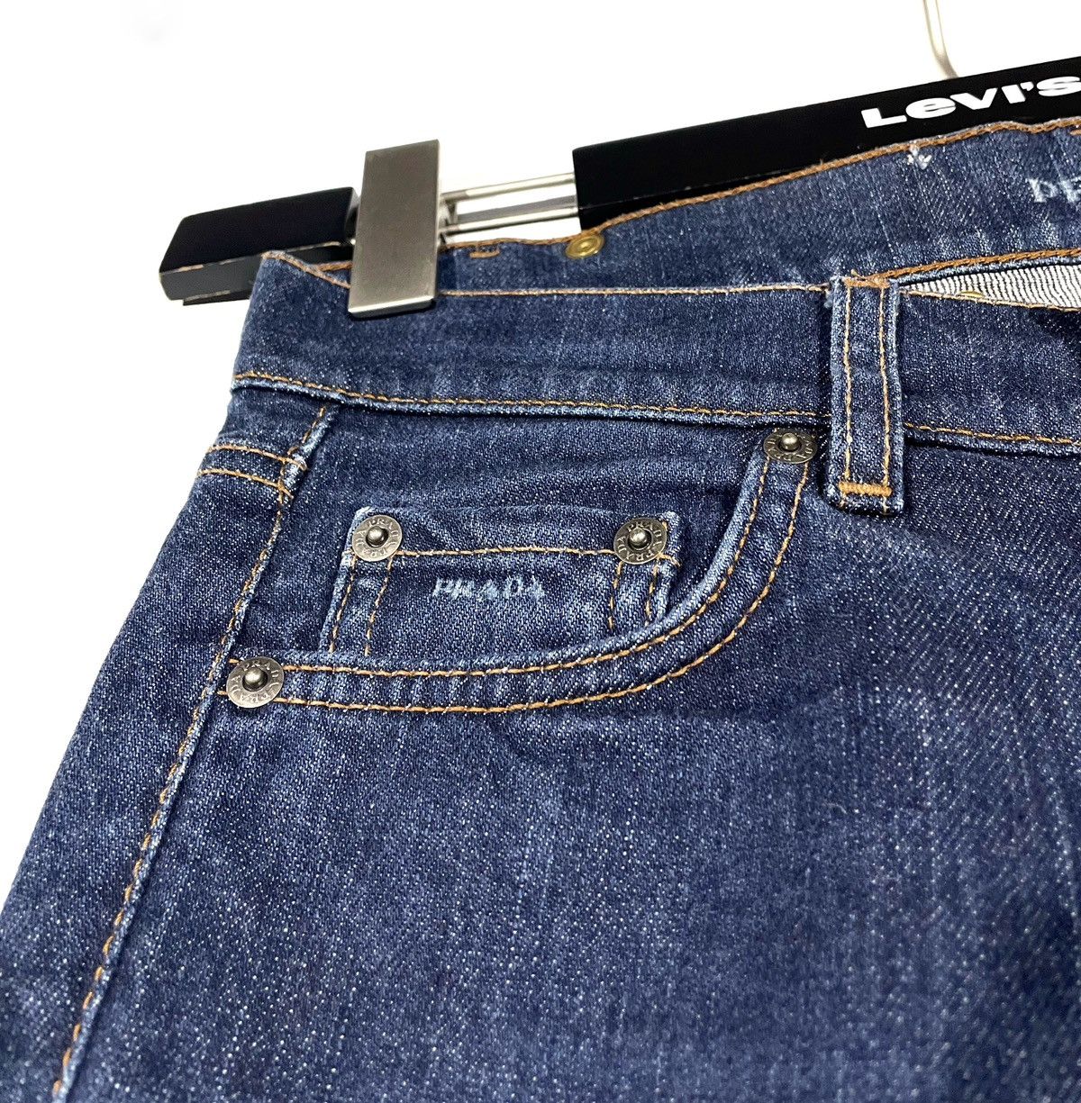 Prada Prada Women Vintage Flare Jeans Low Rise Size 25 Size 26" / US 2 / IT 38 - 6 Thumbnail