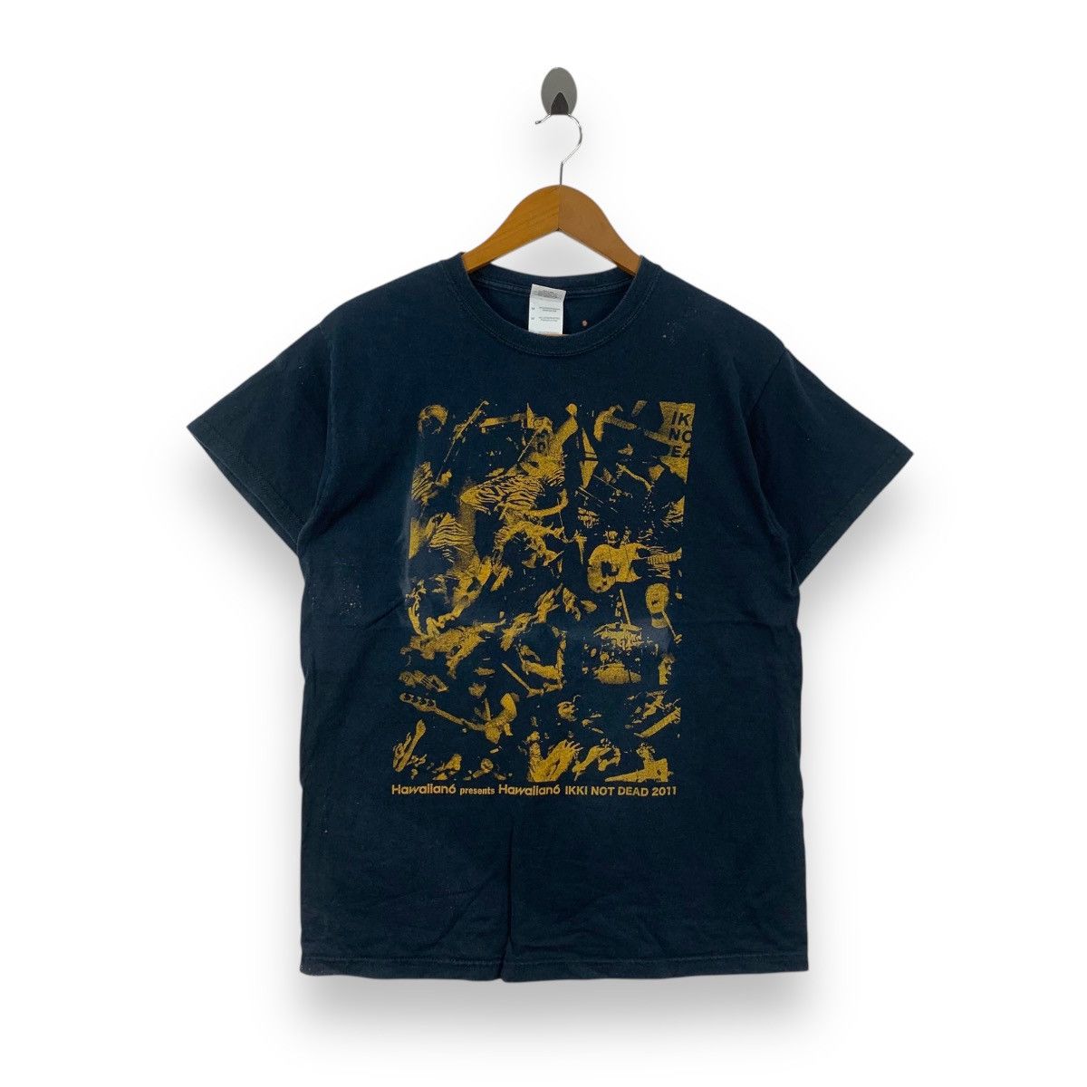 Band Tees HAWAIIAN6 HARDCORE BAND Punk Ikki Not Dead Tee Shirt Top Size US M / EU 48-50 / 2 - 1 Thumbnail