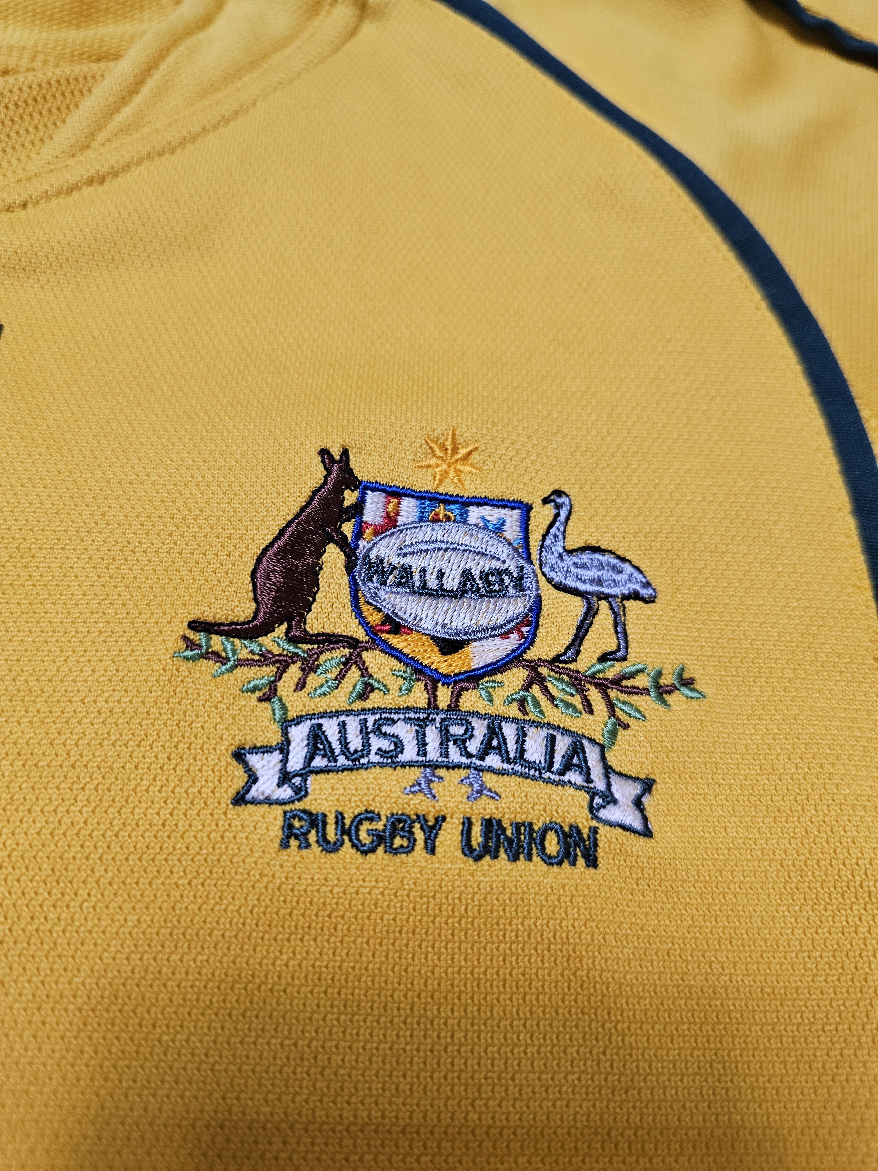 Vintage AUSTRALIA RUGBY JERSEY 2010 WORLD CUP UNION RUGBY JERSEY Size US S / EU 44-46 / 1 - 4 Thumbnail