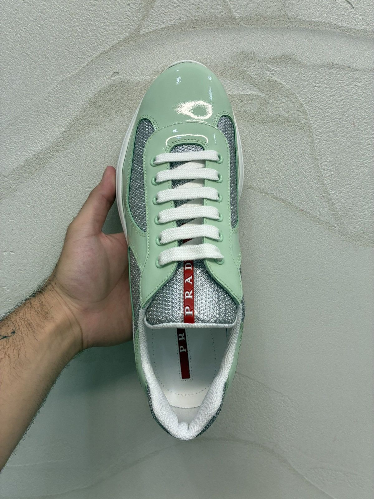 Prada Prada America’s Cup Pistachio Size US 9 / EU 42 - 8 Thumbnail