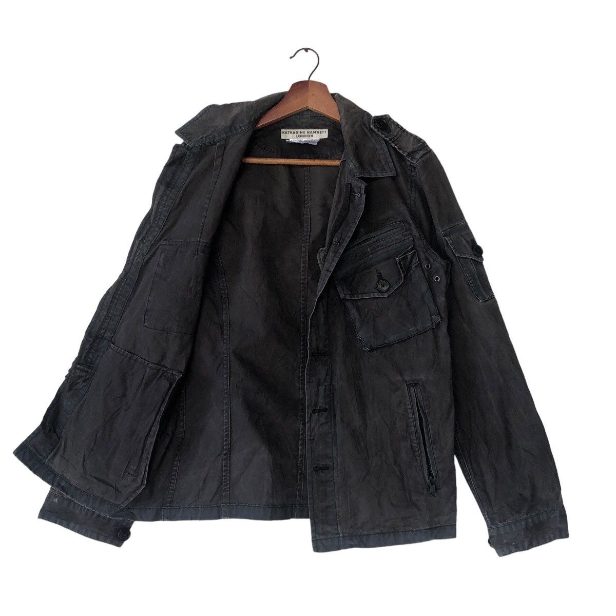 トップス KATHARINE HAMNETT LONDON jersey y2k Katharine Hamnett London Roberta Bayley New York Photograph