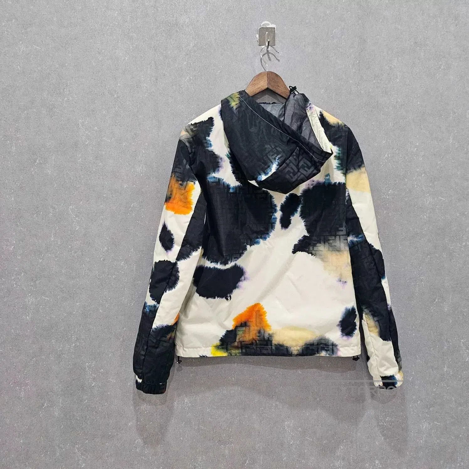 Fendi FENDI SS23 Ink Effect Zip Hooded Jacket. Size US L / EU 52-54 / 3 - 2 Thumbnail