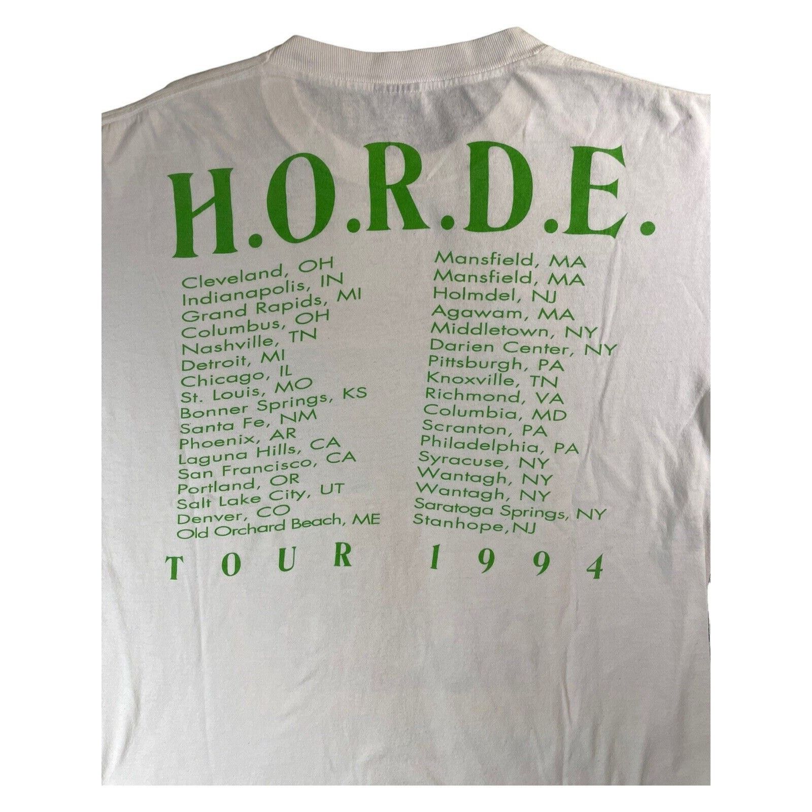 Brockum Vintage 90s Horde Festival Allman XL Band Shirt USA Made Size US XL / EU 56 / 4 - 2 Thumbnail