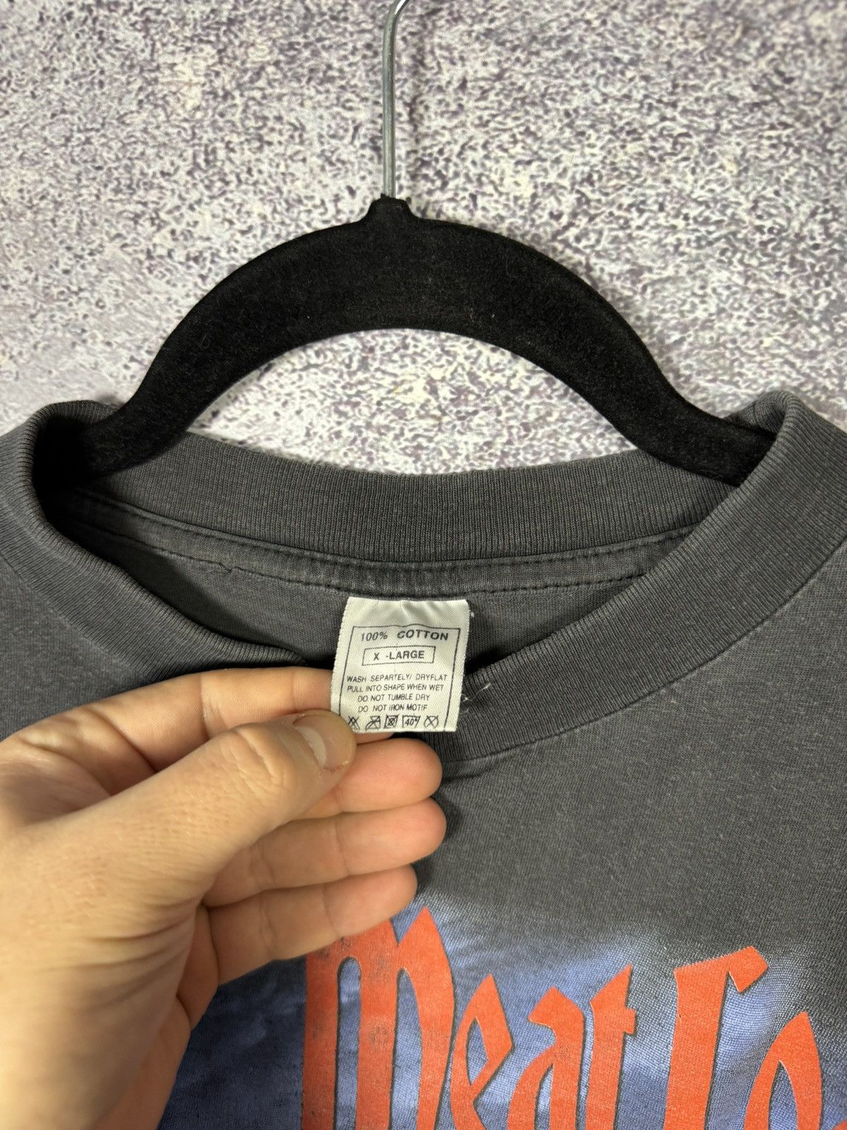 Band Tees × Vintage 🇺🇸 Vintage 1994 Meat Loaf Europe Tour Rock T-Shirt size XL Size US XL / EU 56 / 4 - 7 Thumbnail