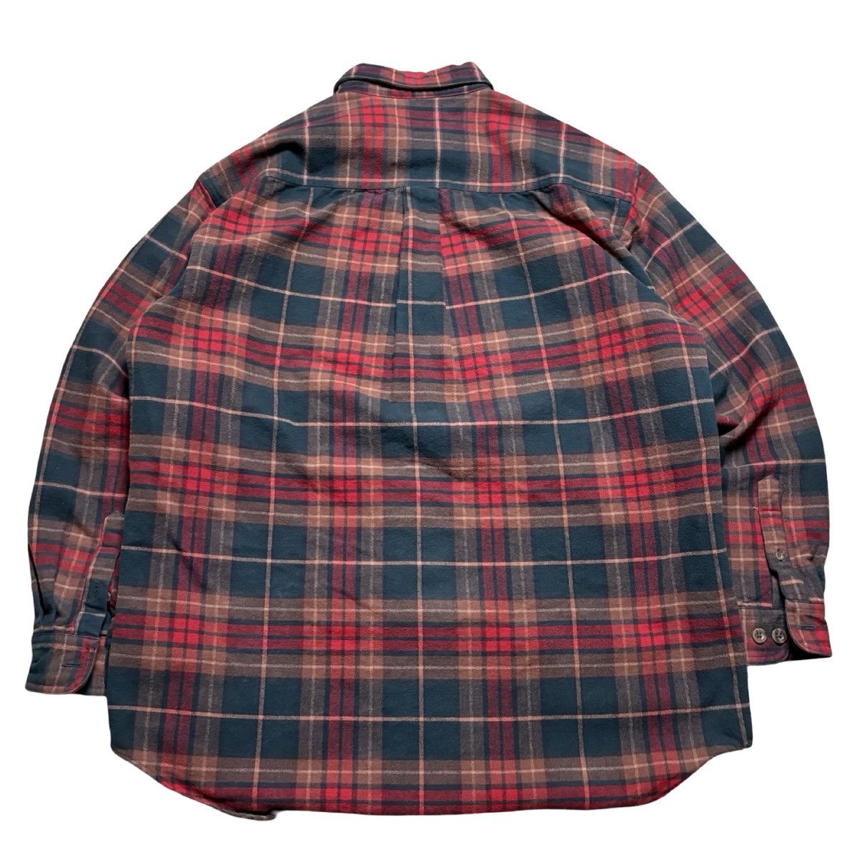 L.L. Bean Vintage LL Bean Shirt Mens L Plaid Chamois Cloth Flannel Size US L / EU 52-54 / 3 - 8 Thumbnail