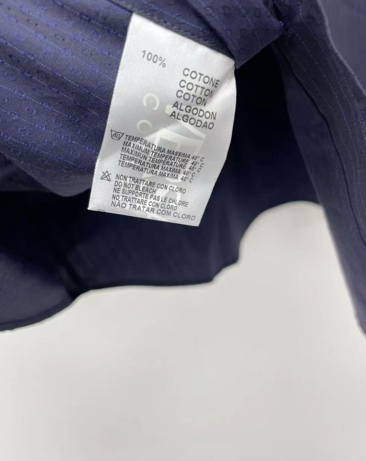 Versace VERSACE VC Embroidered 100% Cotton Long Sleeve Shirt J30 Size US M / EU 48-50 / 2 - 6 Thumbnail