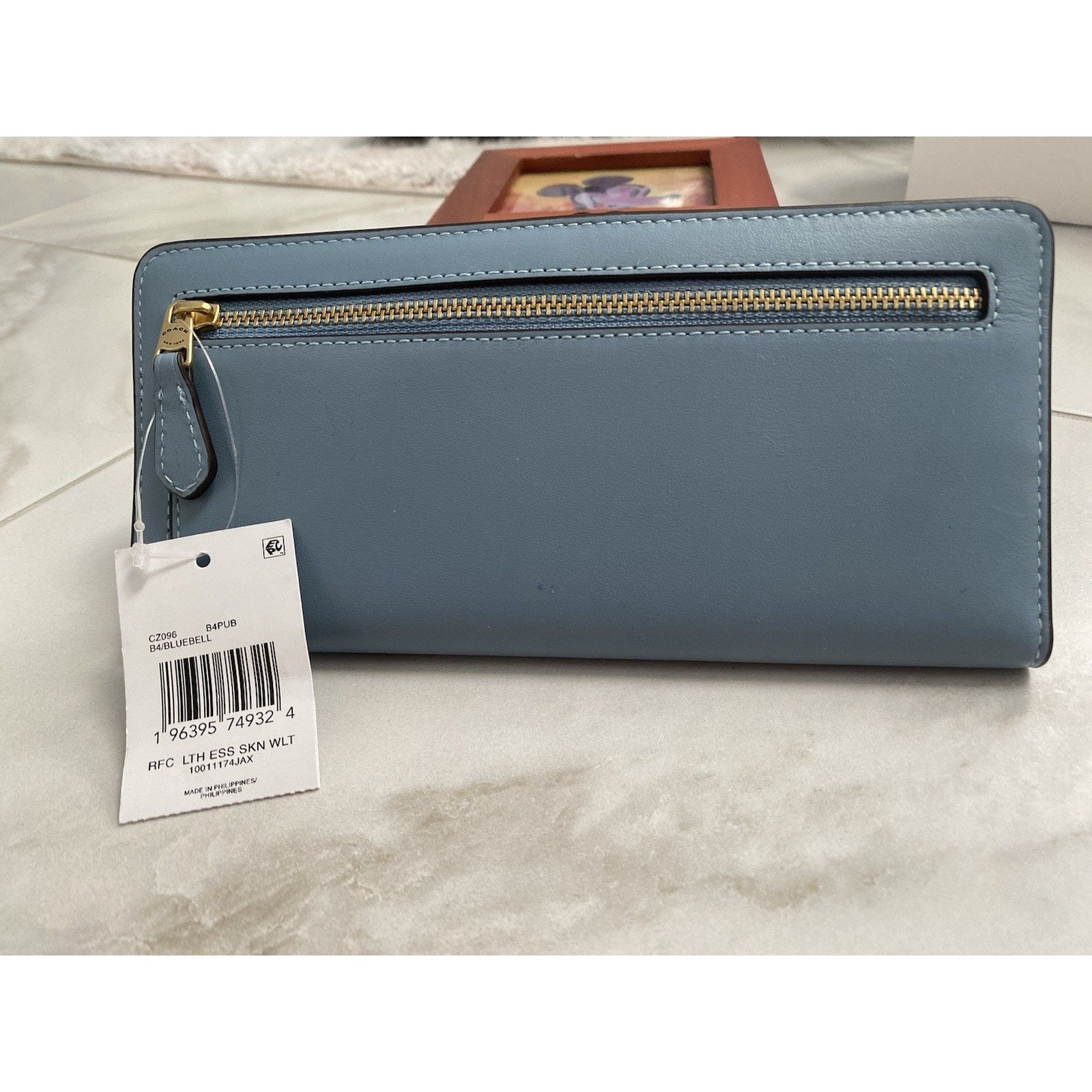 Coach Coach Slim Wallet Bluebell NWT Size ONE SIZE - 2 Thumbnail