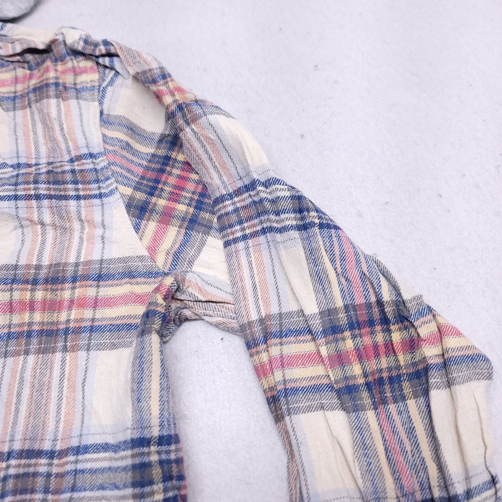 Pacsun PacSun Casual Button Up Hoodie Mens Size Large L Beige Blue Size US L / EU 52-54 / 3 - 5 Thumbnail