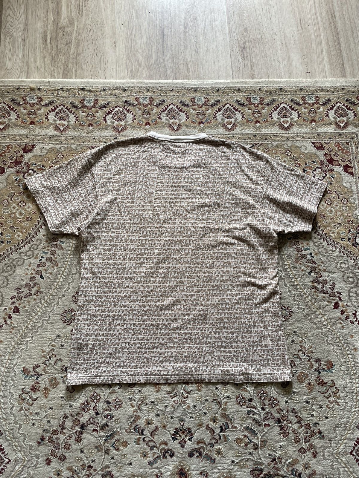 Carhartt Wip Carhartt Wip Monogram T-shirt white/beige towel Stussy Style Size US L / EU 52-54 / 3 - 2 Thumbnail