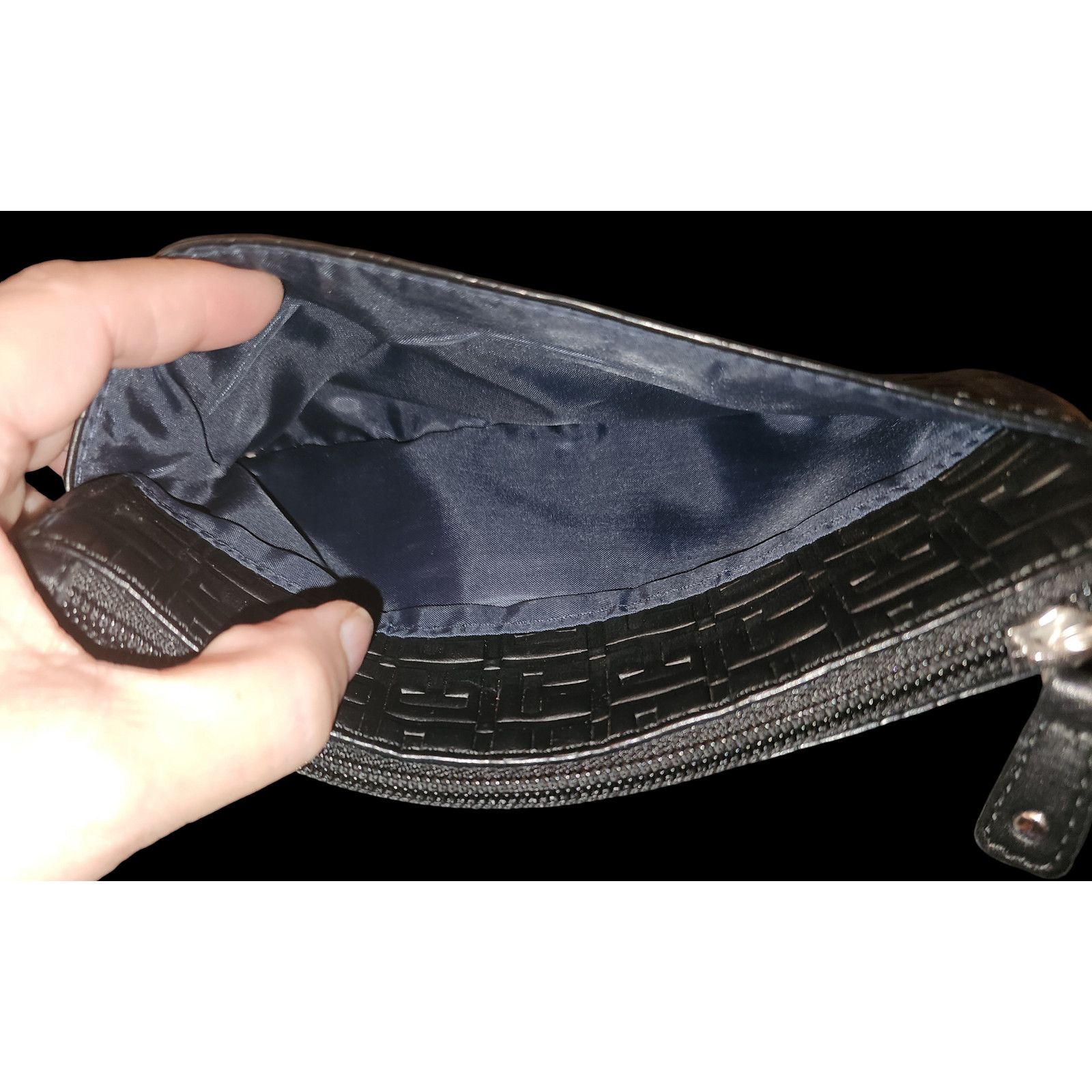 Tommy Hilfiger Tommy Hilfiger Women Black Large Wristlet Wallet Clutch Bag Size ONE SIZE - 3 Thumbnail