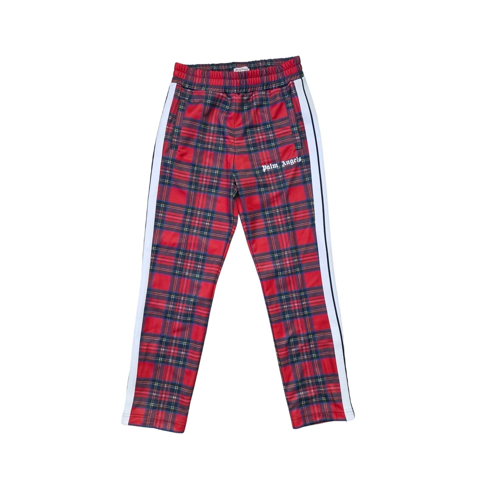 Palm Angels Palm Angels Red Plaid Track Pants Size M Size US 32 / EU 48 - 1 Thumbnail