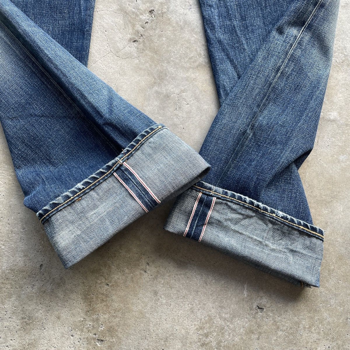 Edwin Vintage Edwin 505 sx Button Fly Jeans Selvedge Pants Size US 30 / EU 46 - 11 Thumbnail
