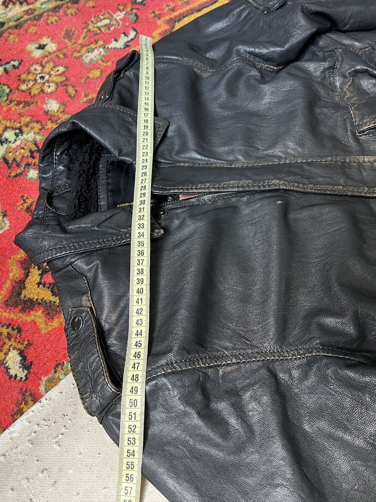 Jack & Jones Jack jones leather aviation jacket y2k style schott Size US L / EU 52-54 / 3 - 12 Thumbnail