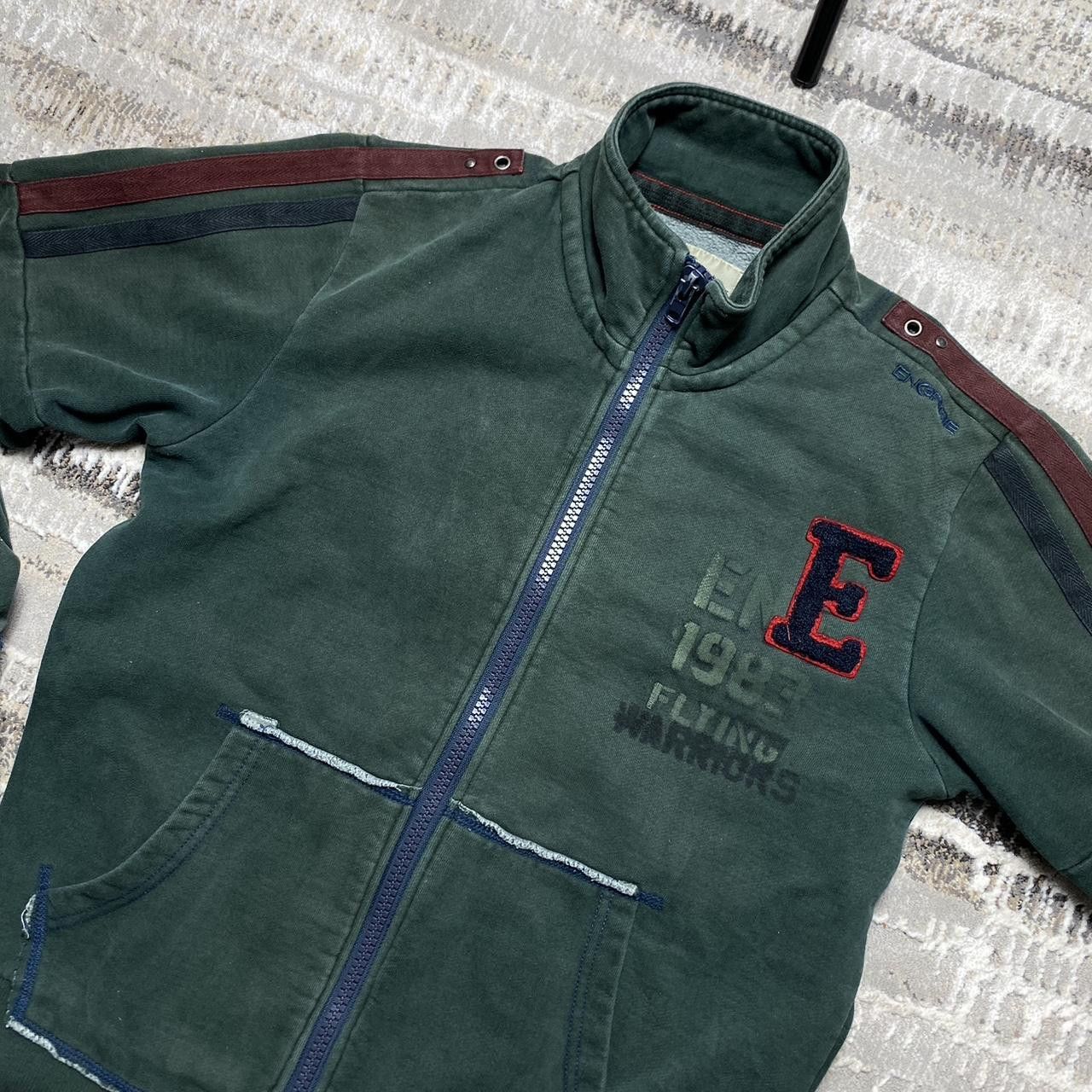 Energie Vintage Energie Zip-up Sweatshirt Green M Size US M / EU 48-50 / 2 - 3 Thumbnail
