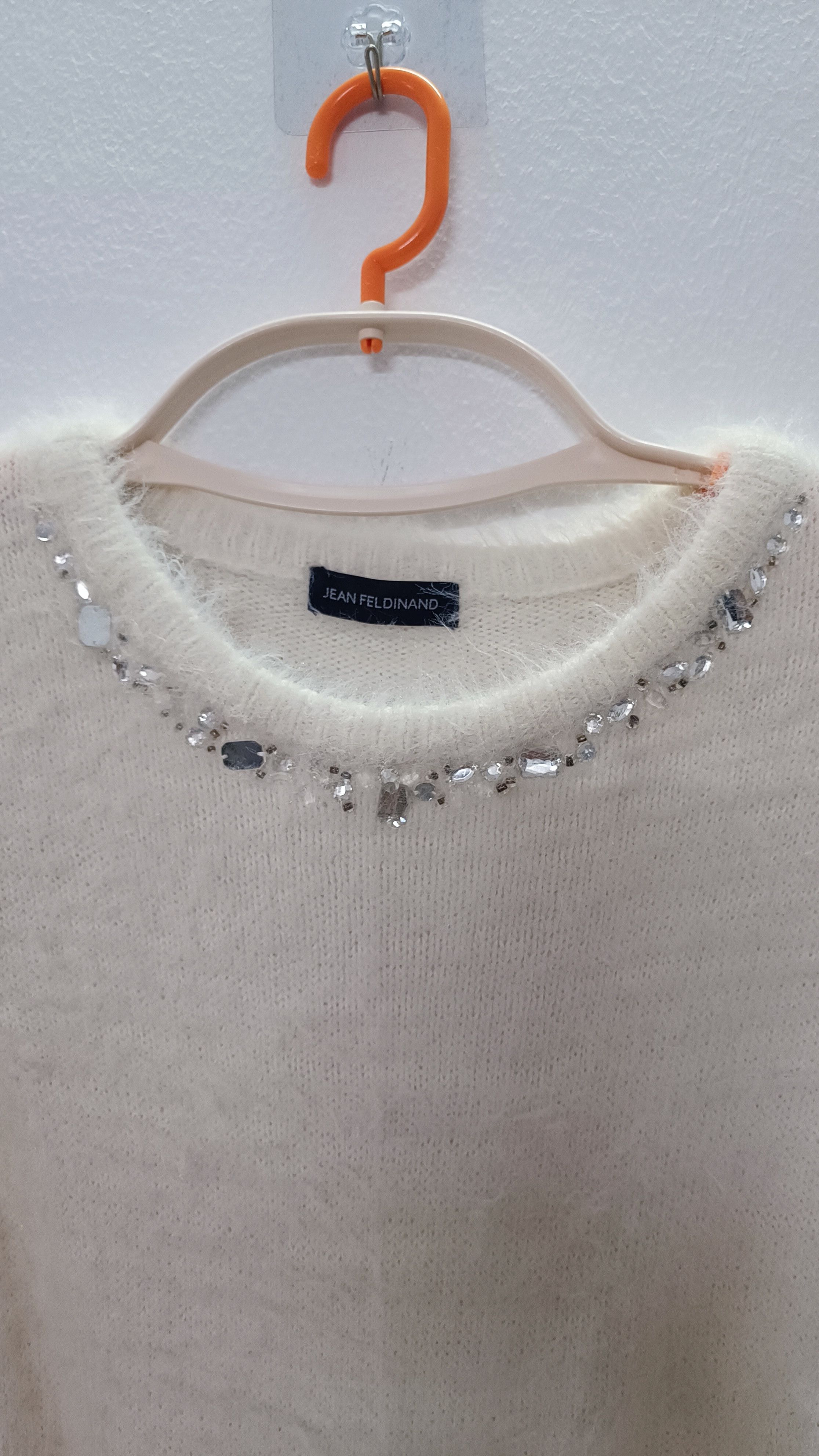 Homespun Knitwear × Japanese Brand Vintage Look Marble White Knitwear Size S / US 4 / IT 40 - 2 Thumbnail
