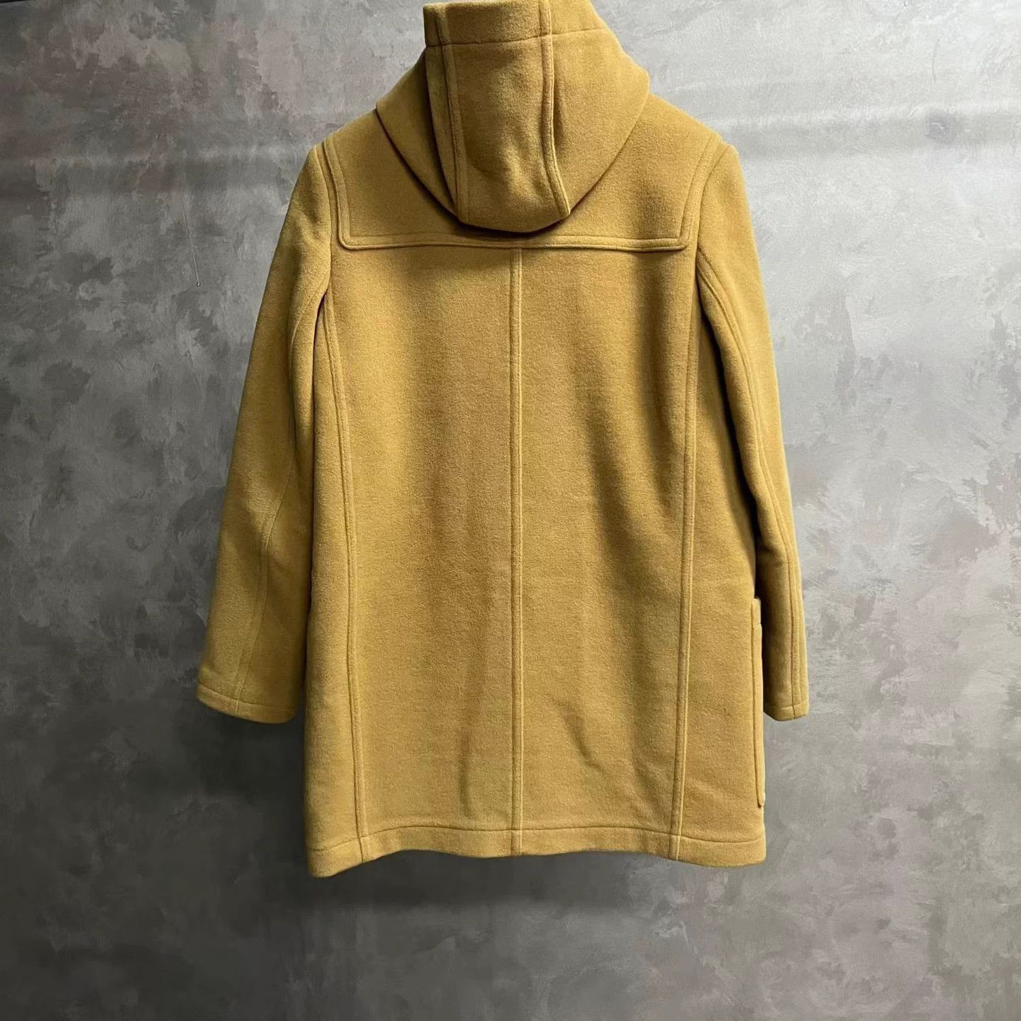Burberry Burberry Wool Hooded Camel Button Mid-Length Overcoat 14y Size XXS / US 00 / IT 34 - 2 Thumbnail