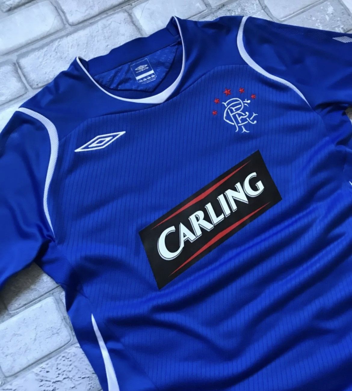 Umbro × Vintage Rangers Umbro Home Shirt 2008/2009 - S Top Kit Jersey VTG Size US S / EU 44-46 / 1 - 2 Thumbnail