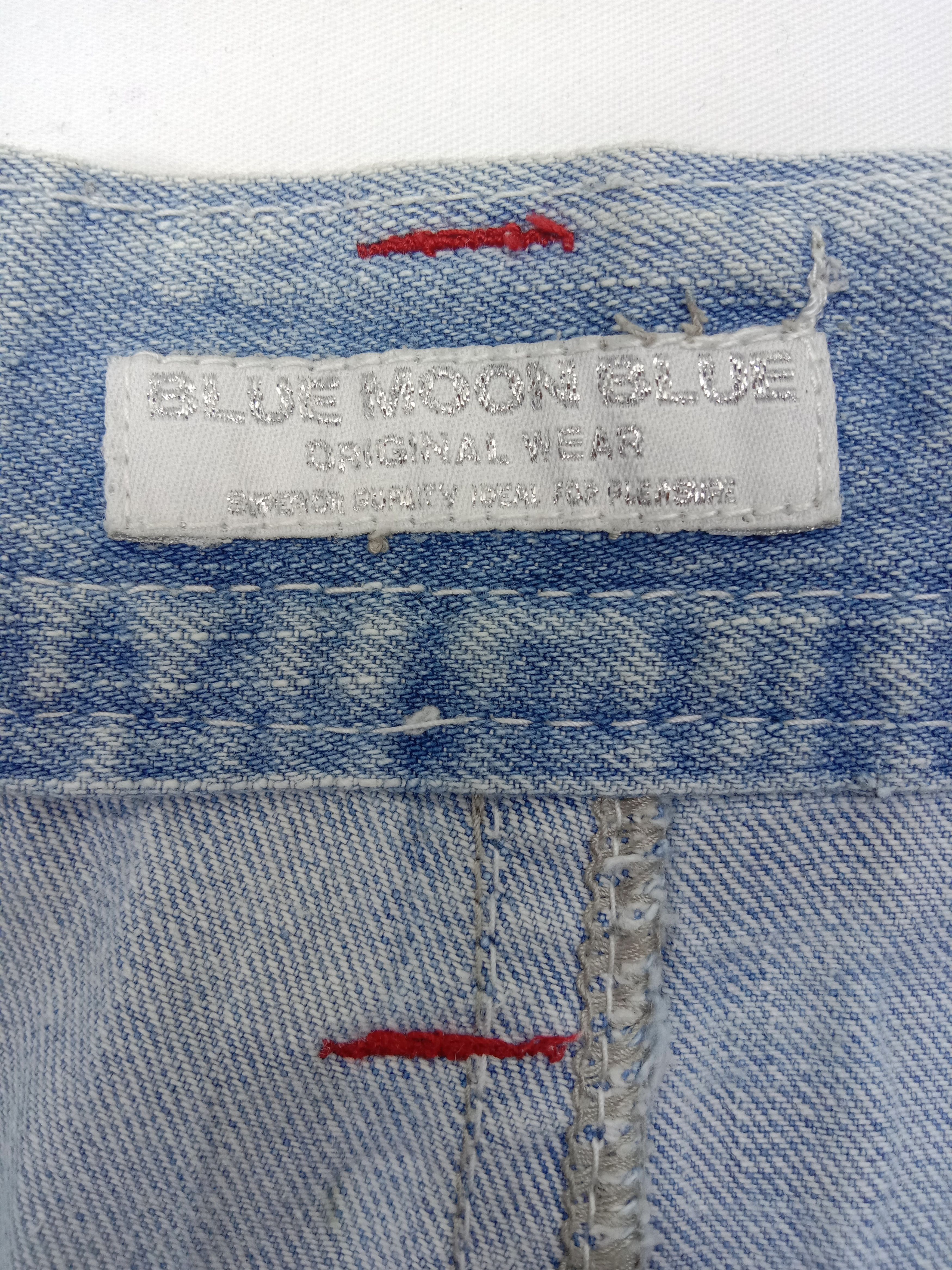 Japanese Brand Vintage Blue Moon Blue Surf Style Jeans Size US 31 - 15 Thumbnail